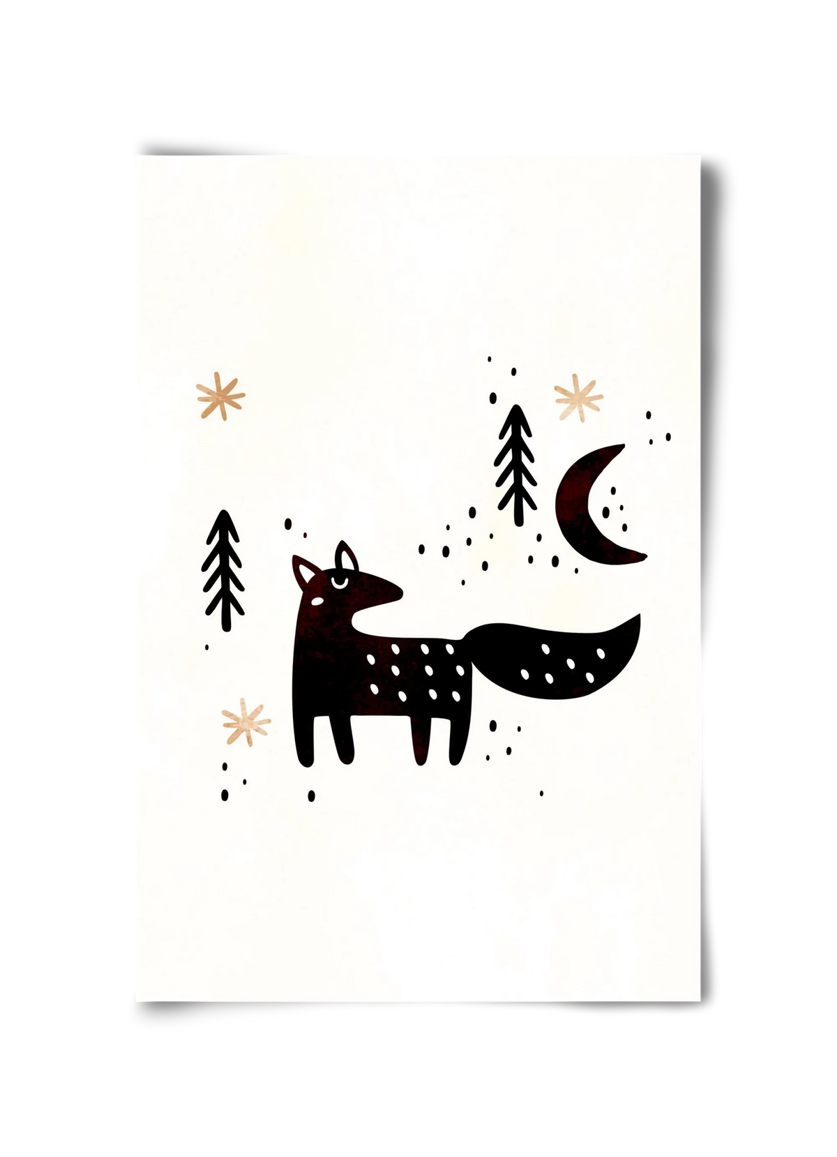 Little winter fox - artbridge