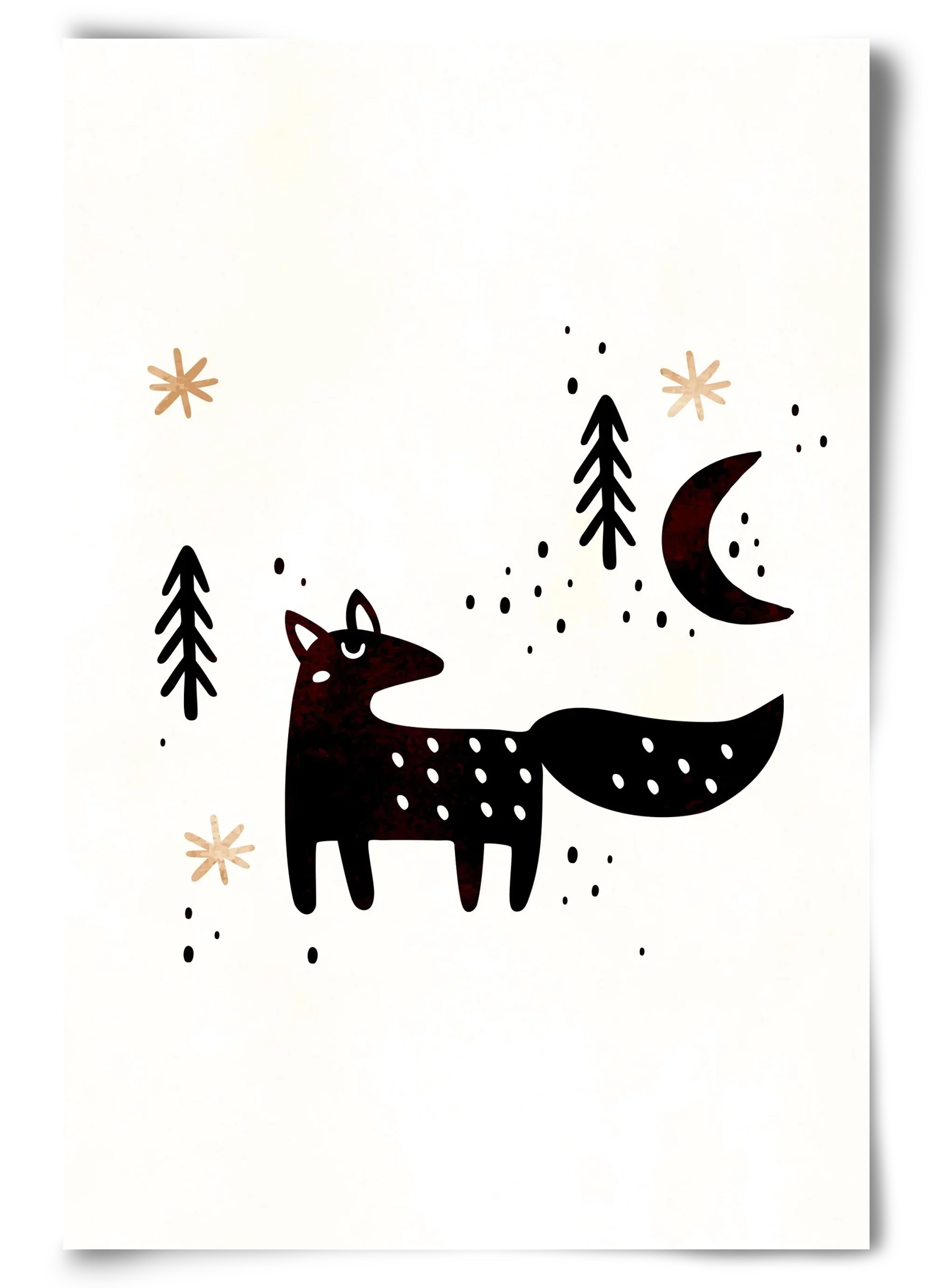 Little winter fox - artbridge