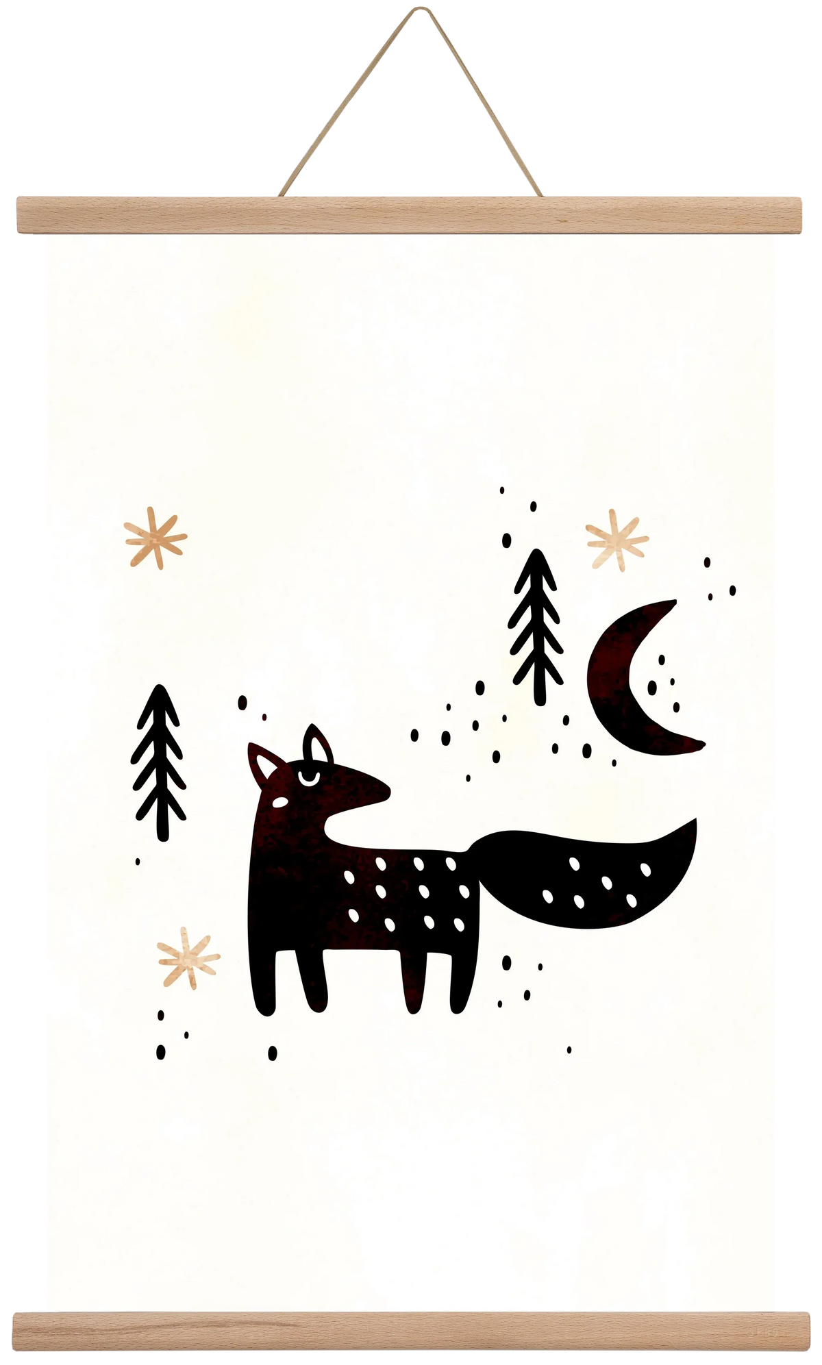Little winter fox - artbridge
