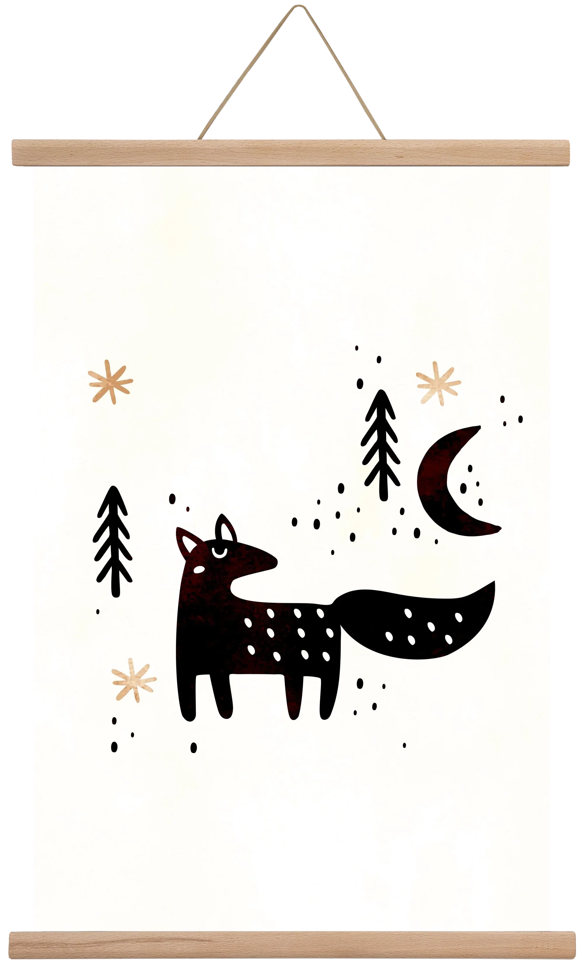 Little winter fox - artbridge