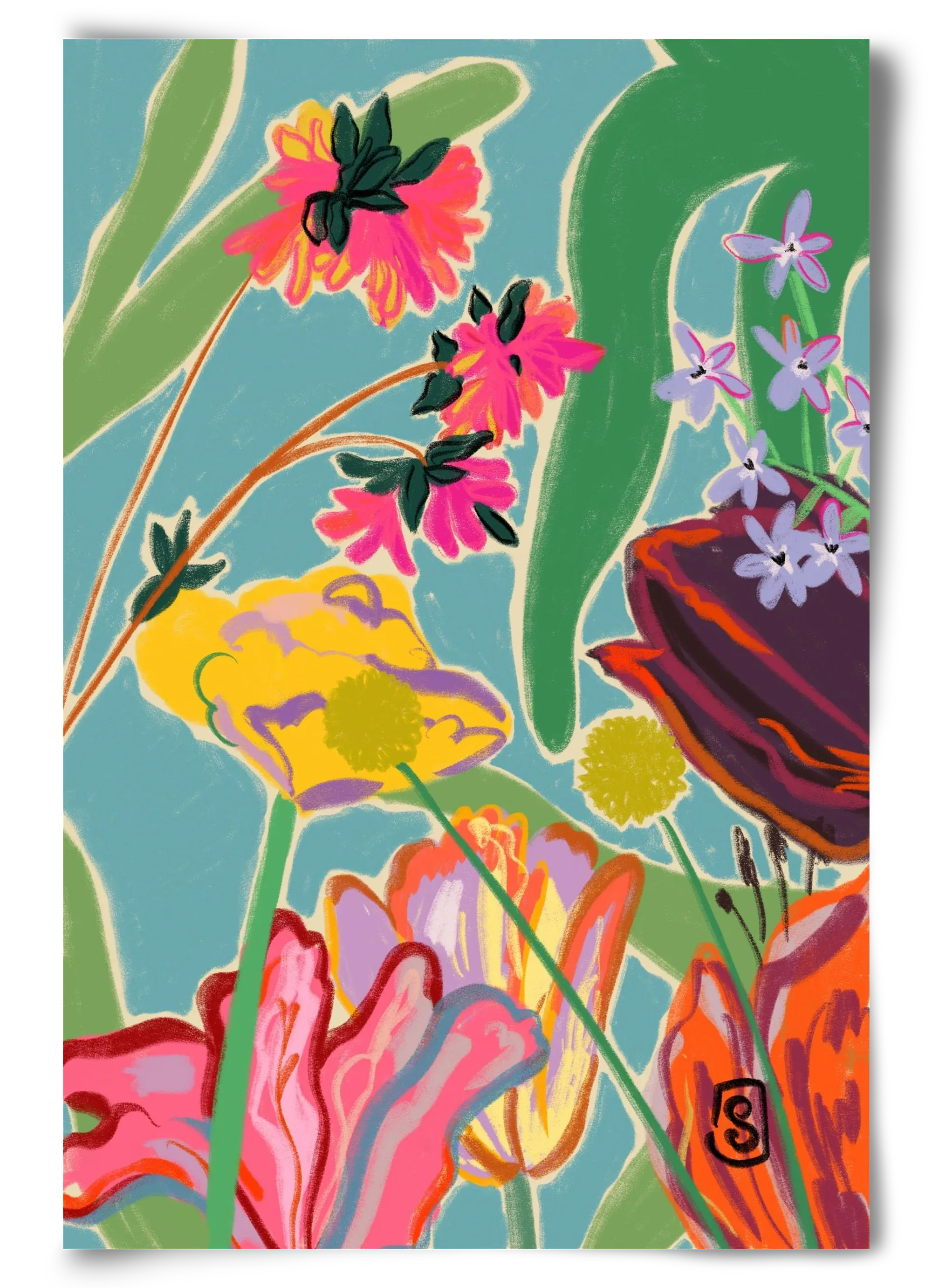 COLOURFUL FLOWERS MEDITATION - artbridge