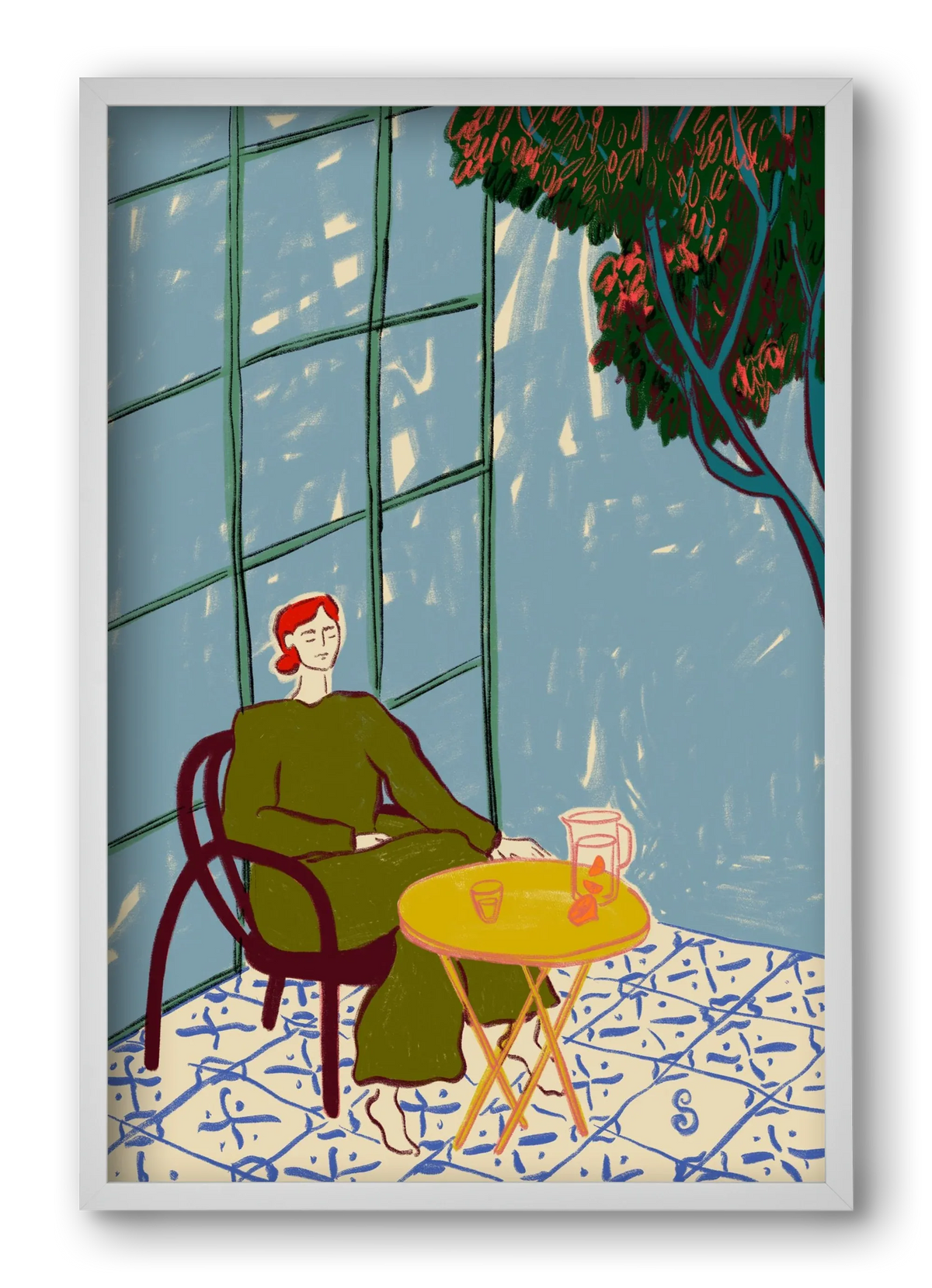 WOMAN UNDER A TREE - artbridge