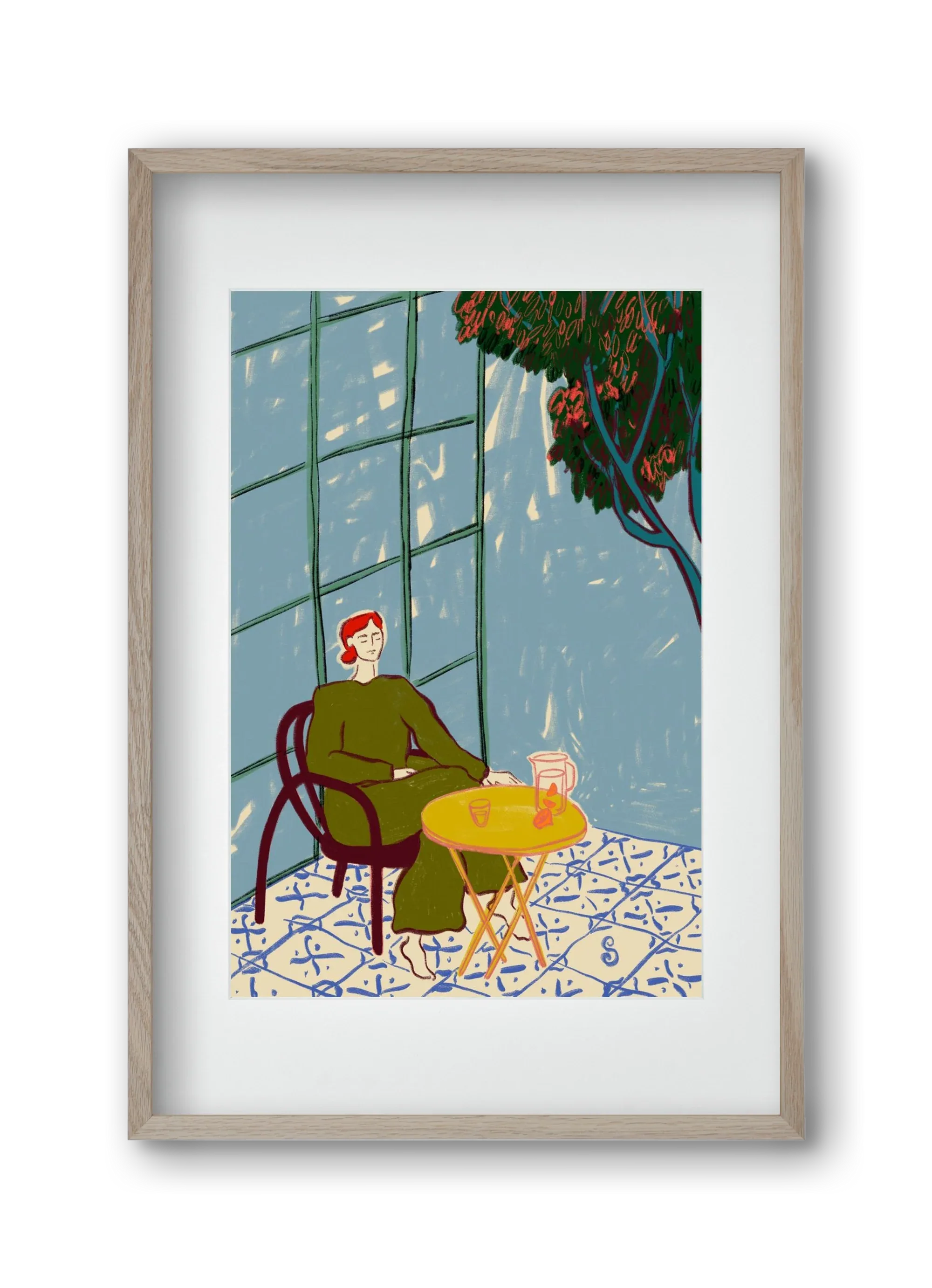 WOMAN UNDER A TREE - artbridge