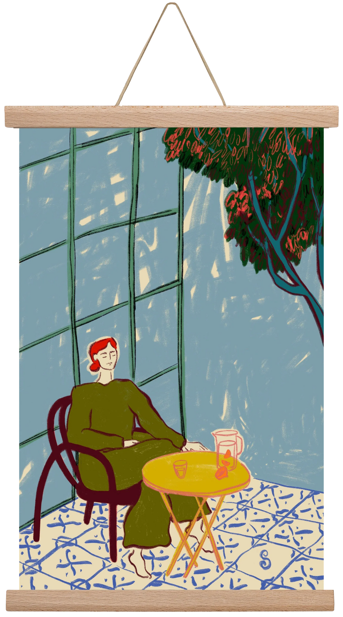 WOMAN UNDER A TREE - artbridge