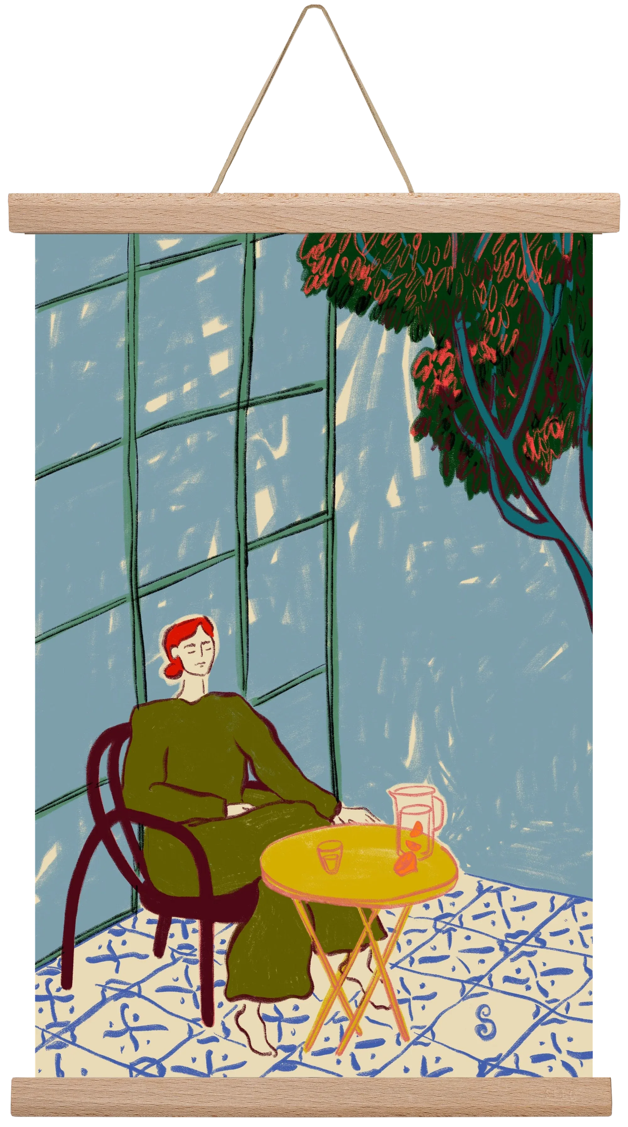 WOMAN UNDER A TREE - artbridge