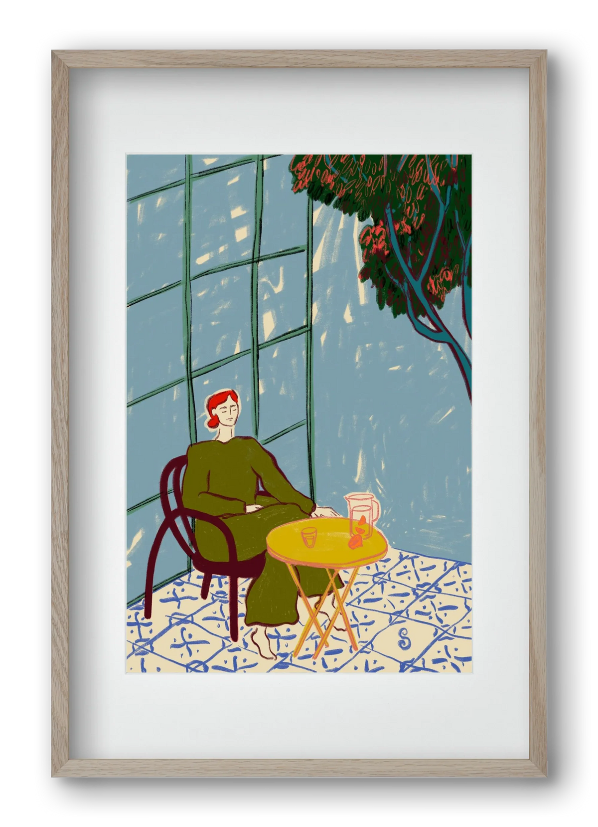 WOMAN UNDER A TREE - artbridge