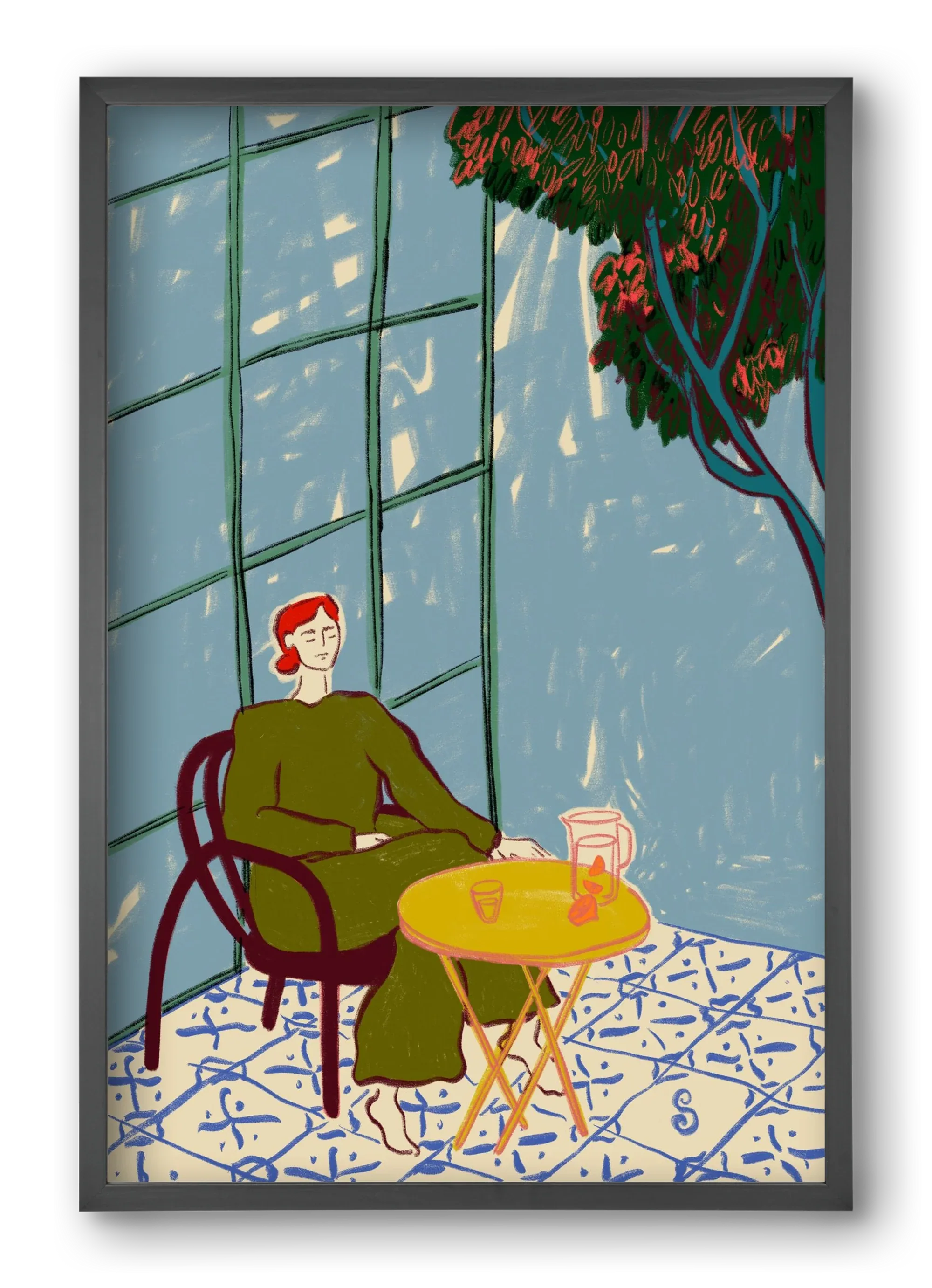 WOMAN UNDER A TREE - artbridge