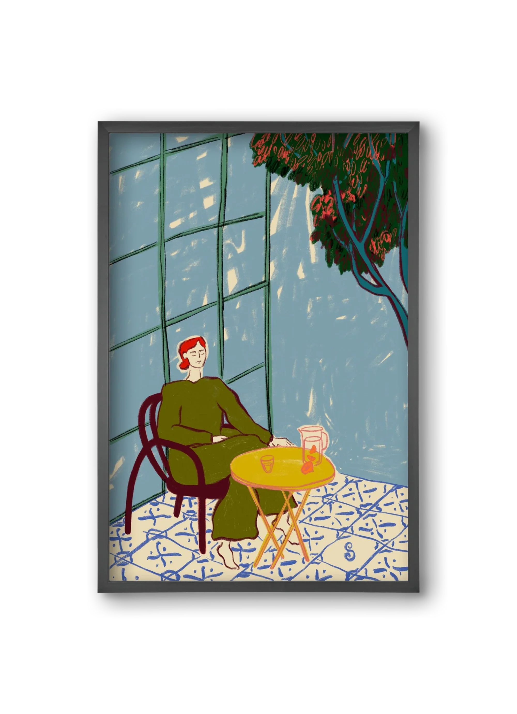 WOMAN UNDER A TREE - artbridge