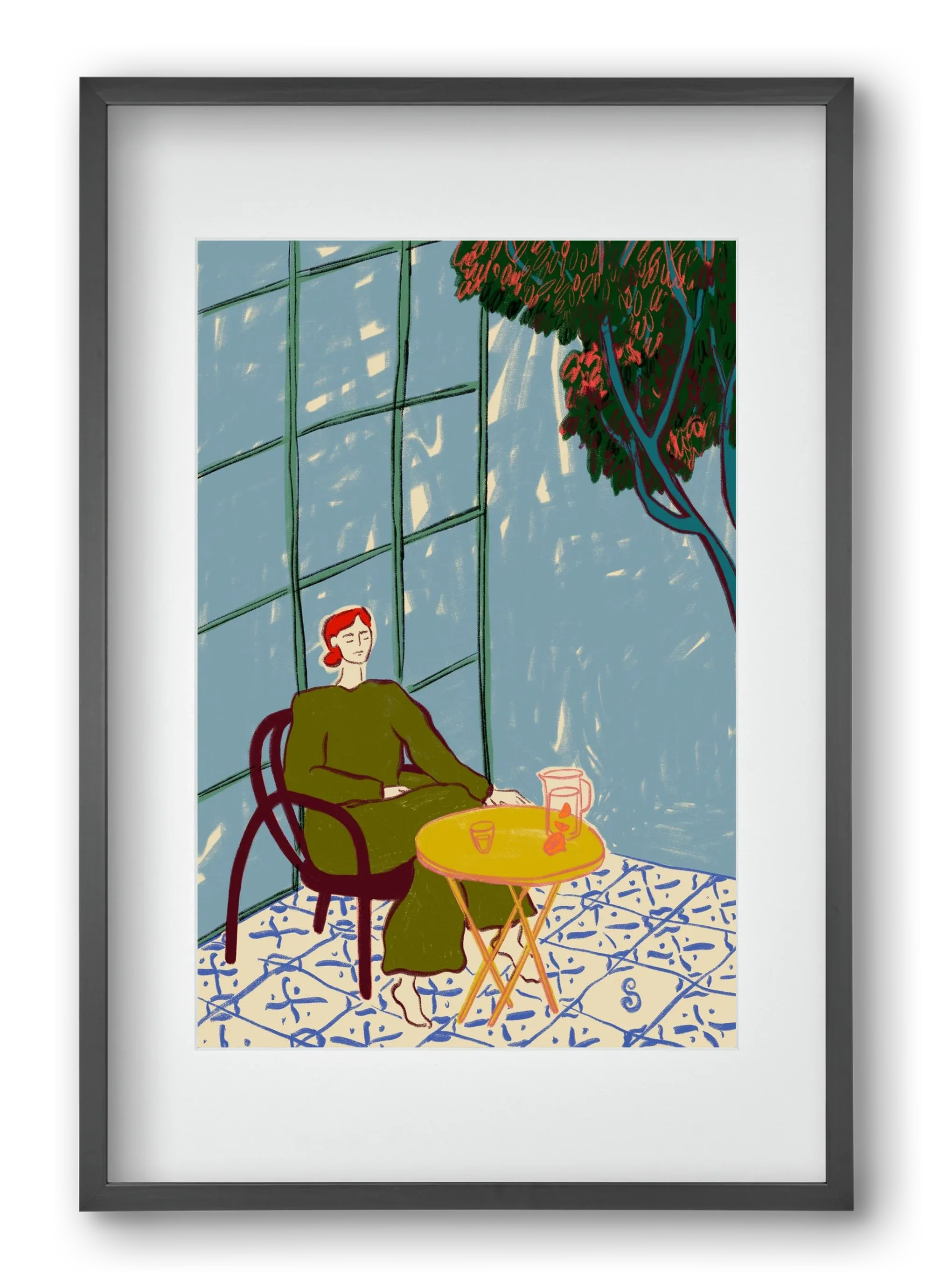 WOMAN UNDER A TREE - artbridge