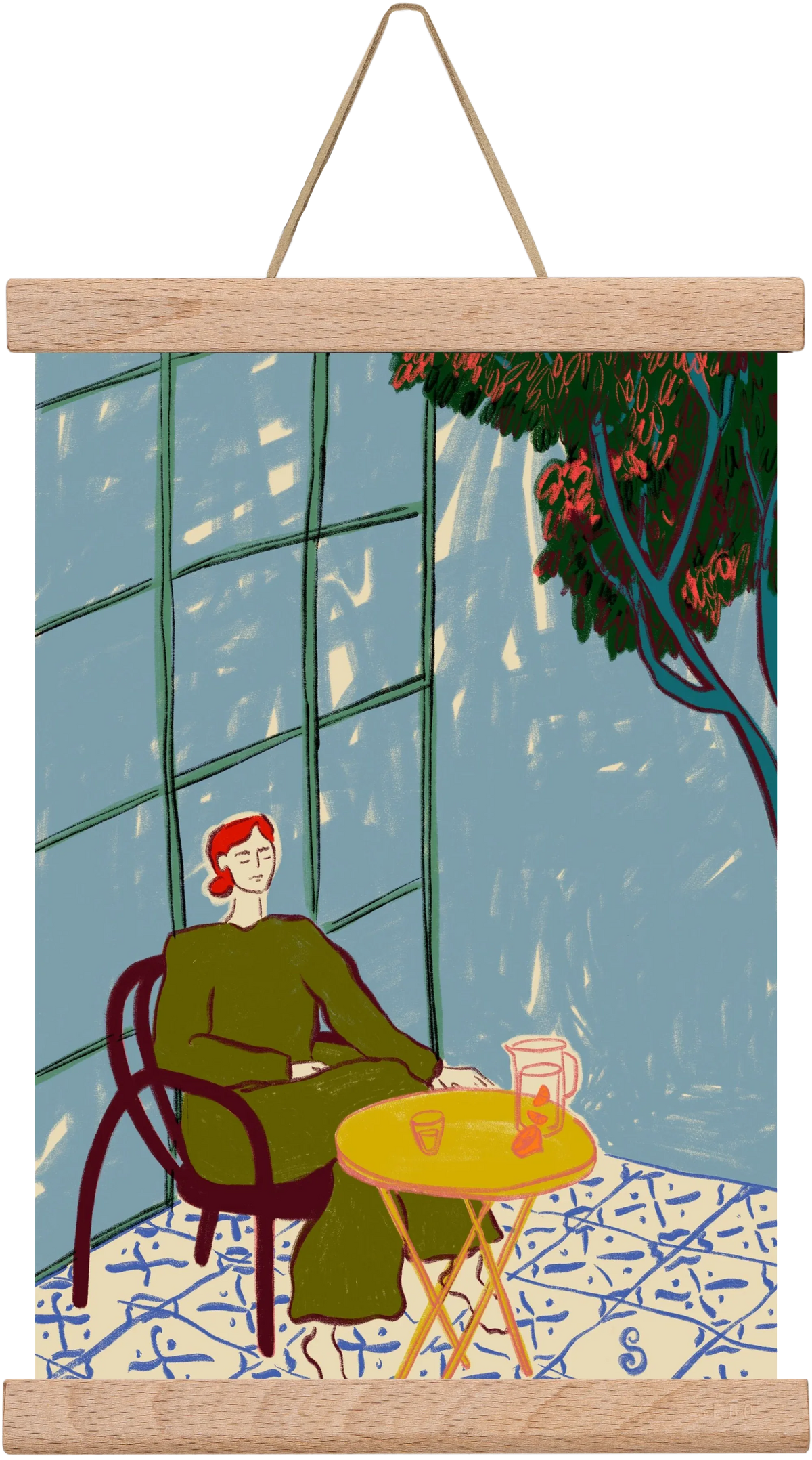 WOMAN UNDER A TREE - artbridge