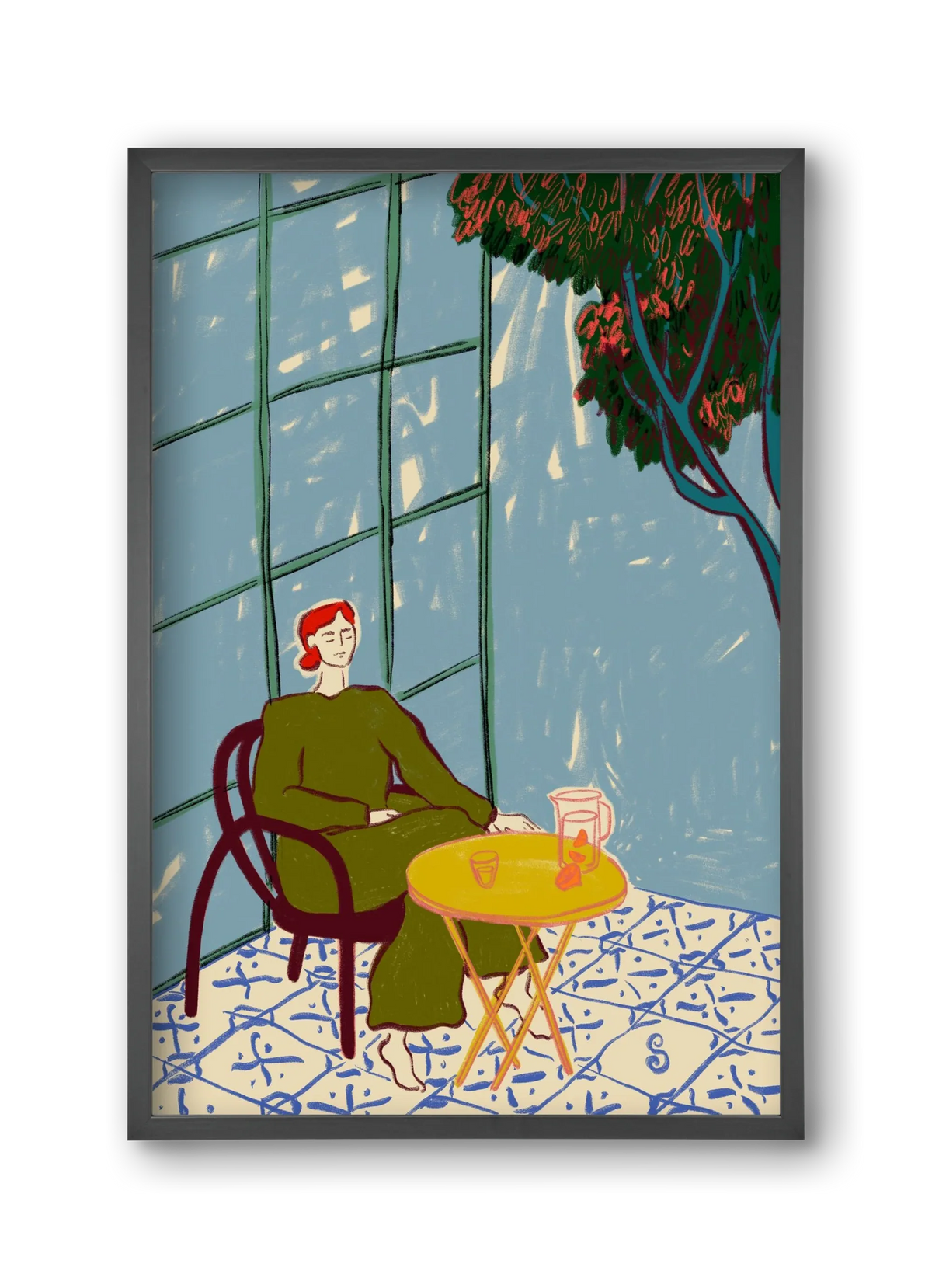 WOMAN UNDER A TREE - artbridge