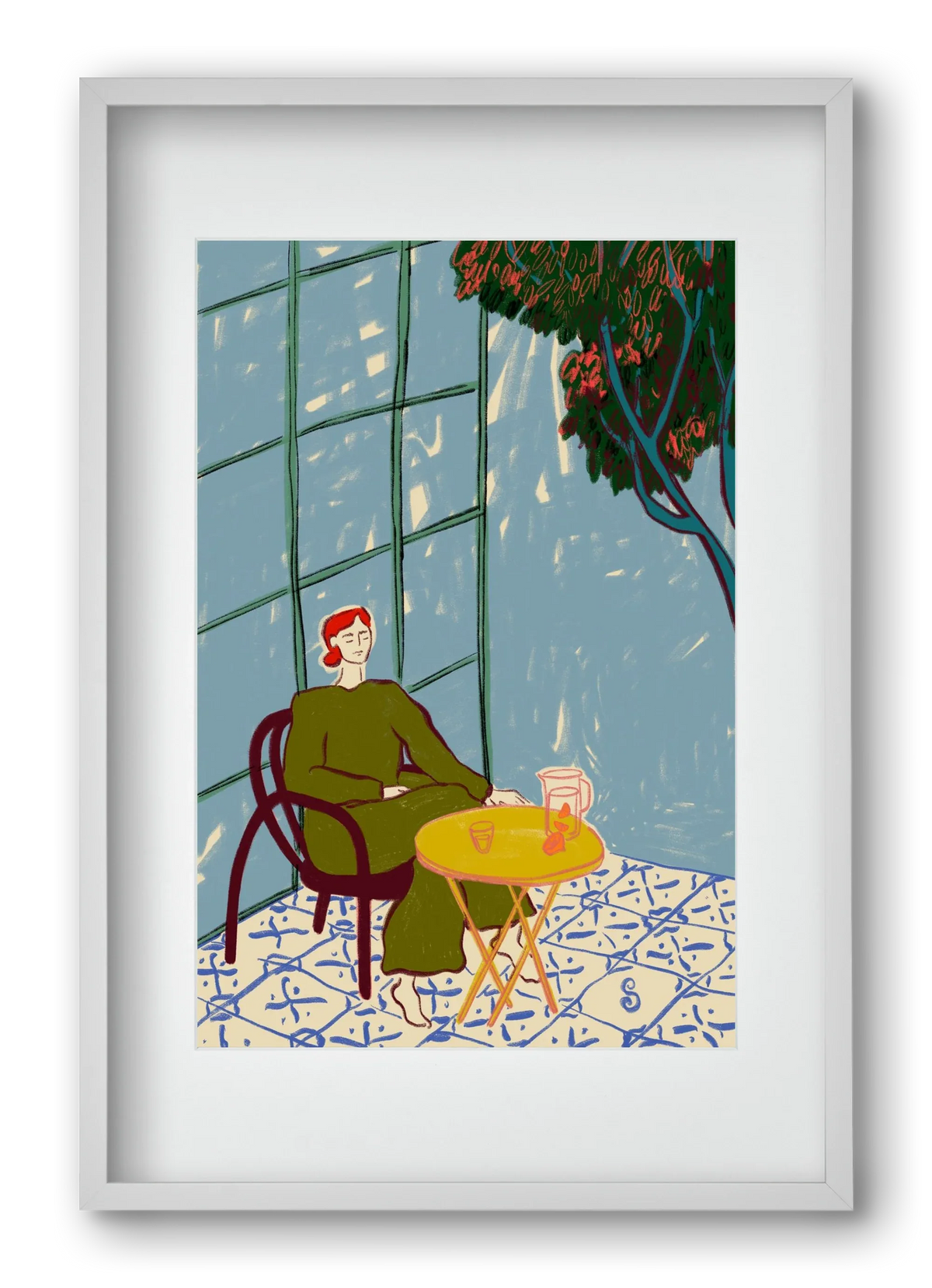 WOMAN UNDER A TREE - artbridge
