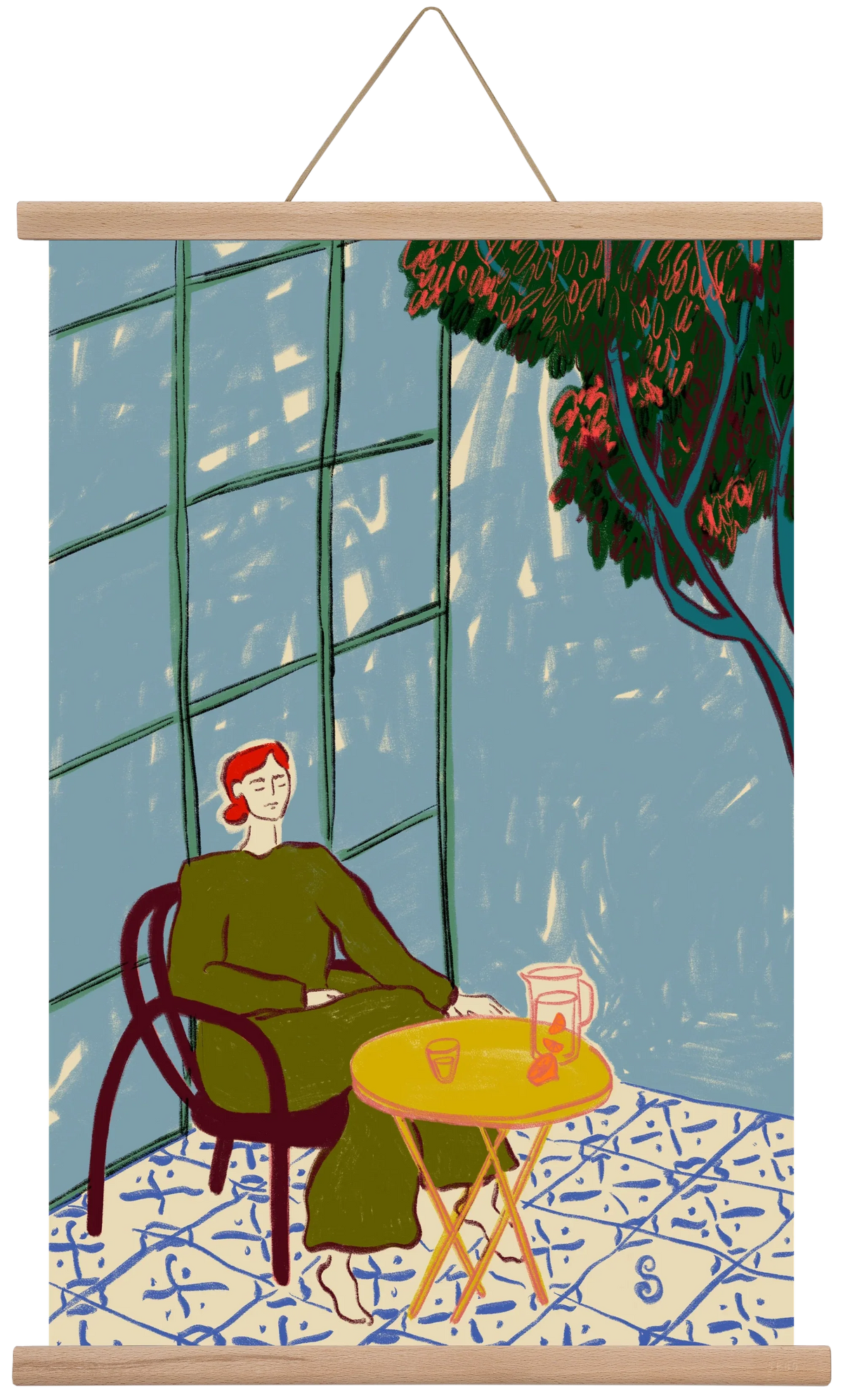 WOMAN UNDER A TREE - artbridge