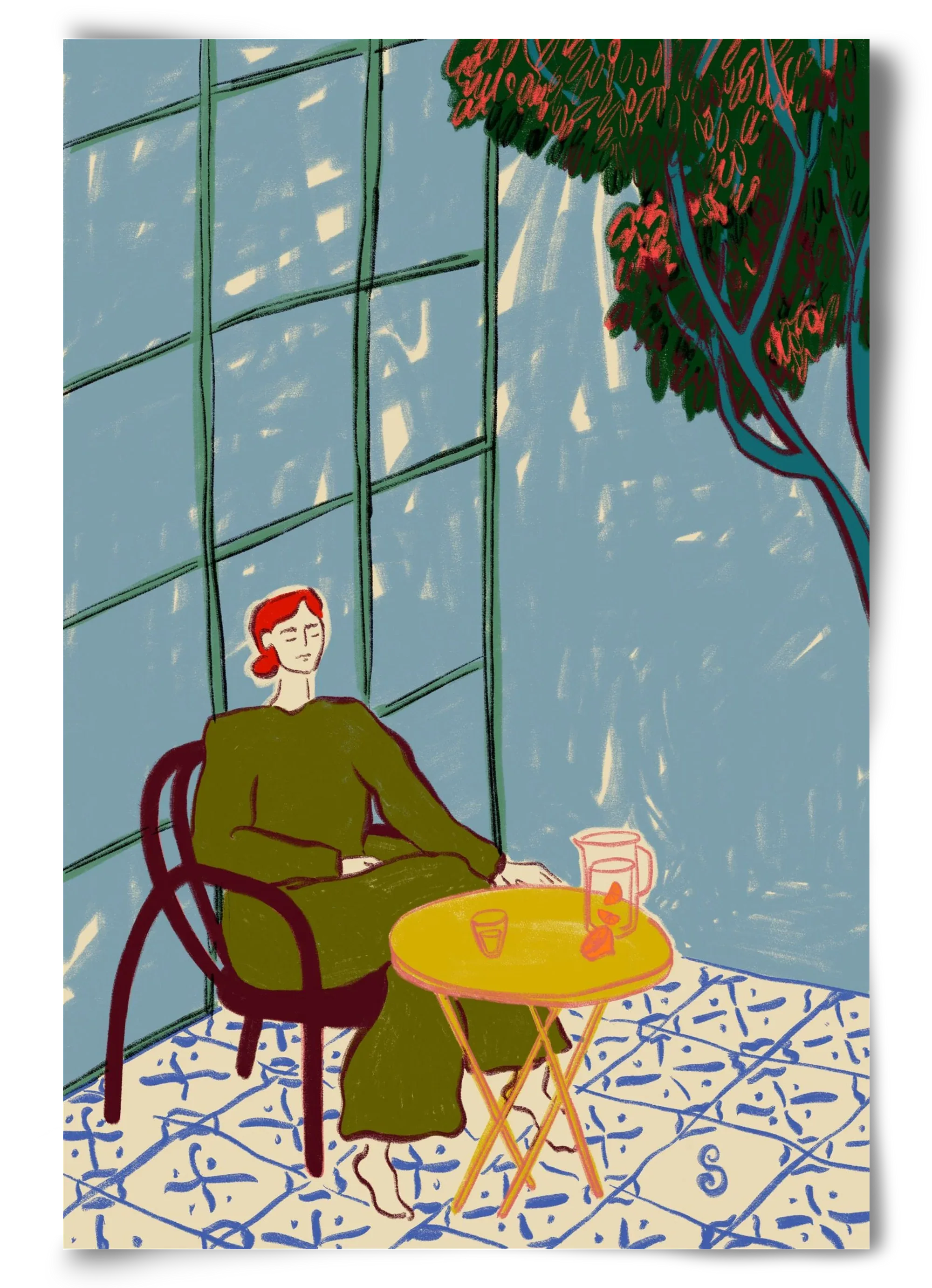 WOMAN UNDER A TREE - artbridge