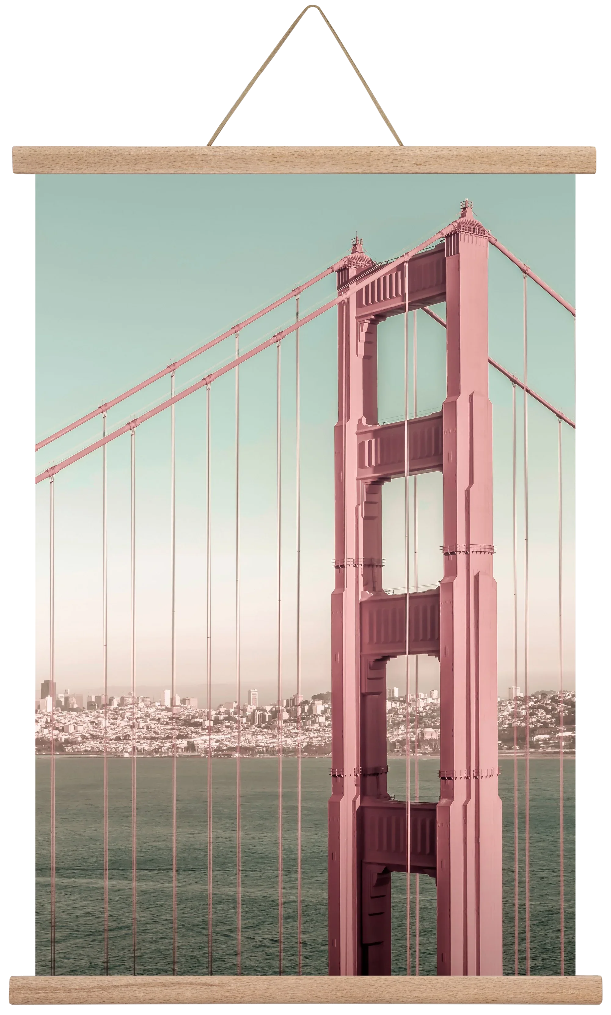 Golden Gate Bridge | urban vintage style - artbridge