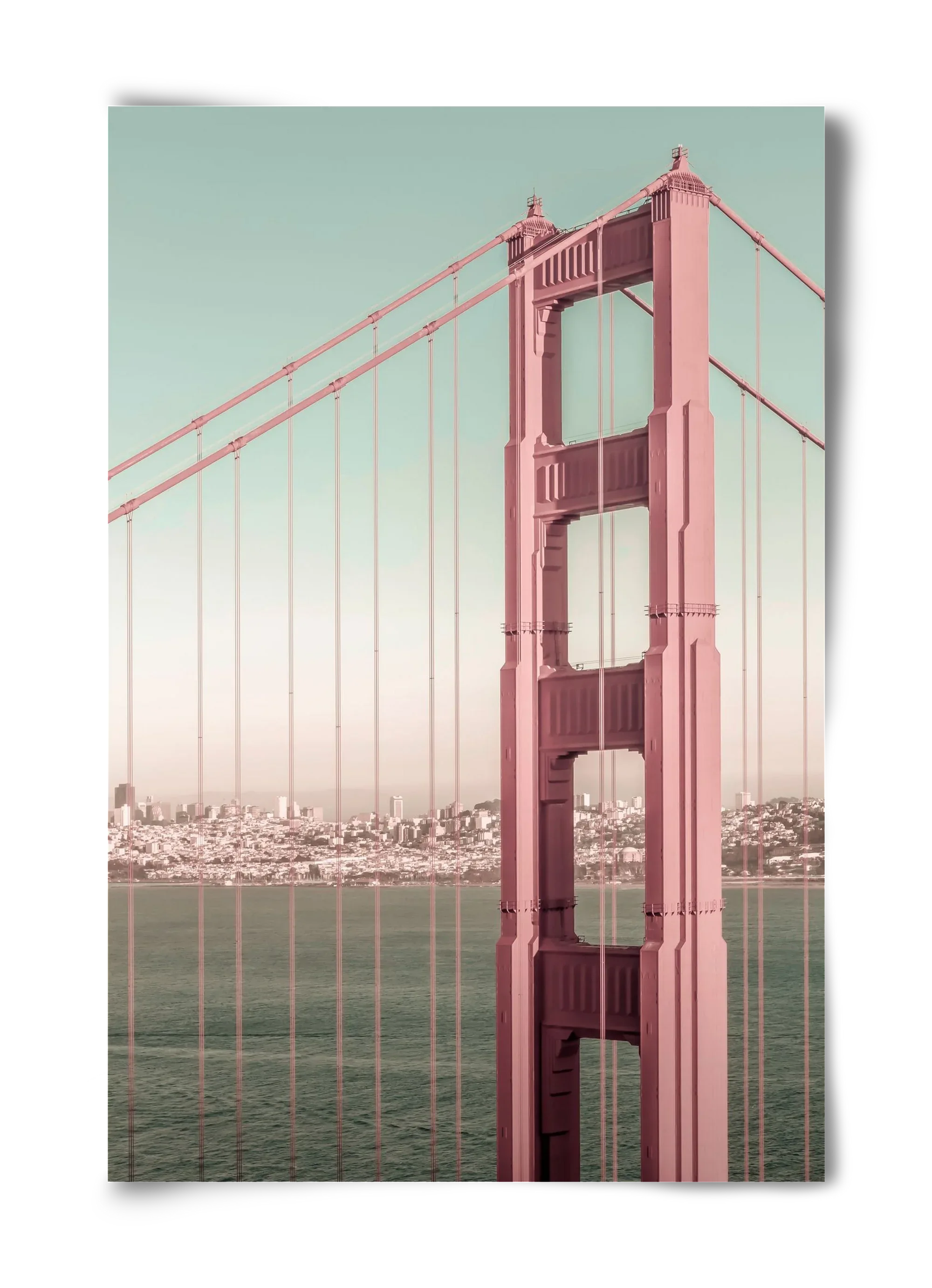 Golden Gate Bridge | urban vintage style - artbridge