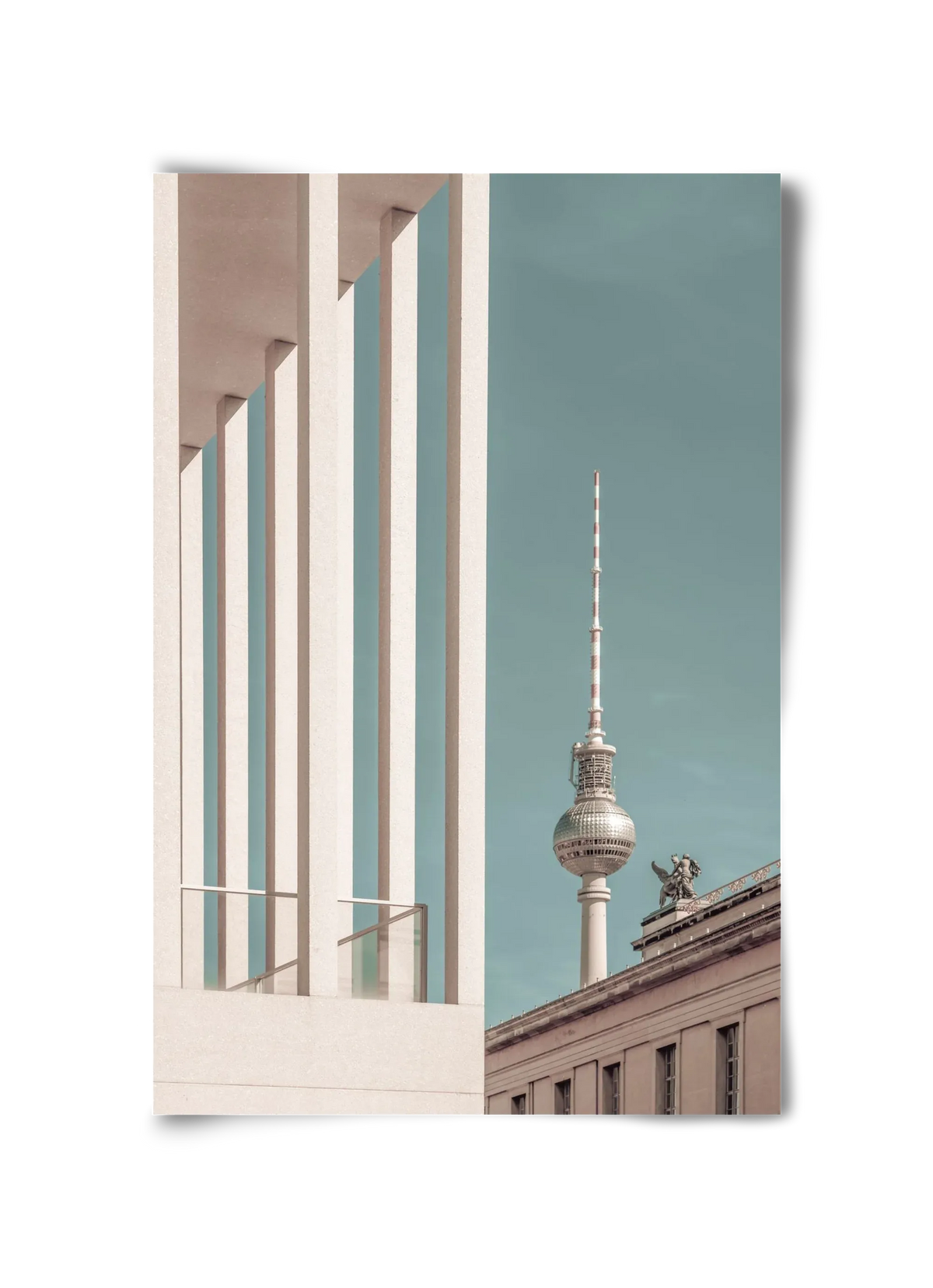 BERLIN Television Tower | urban vintage style - artbridge