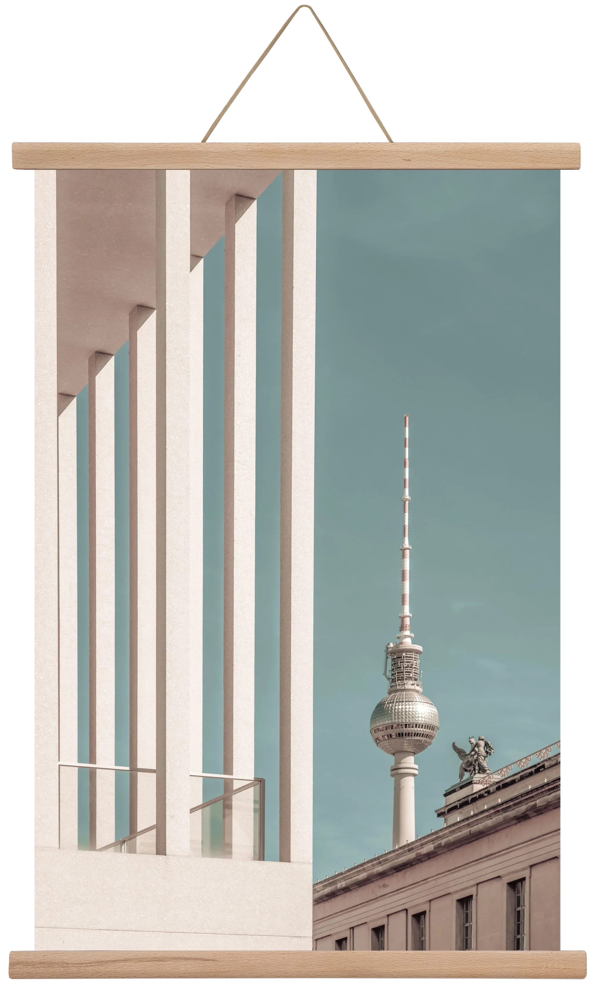 BERLIN Television Tower | urban vintage style - artbridge