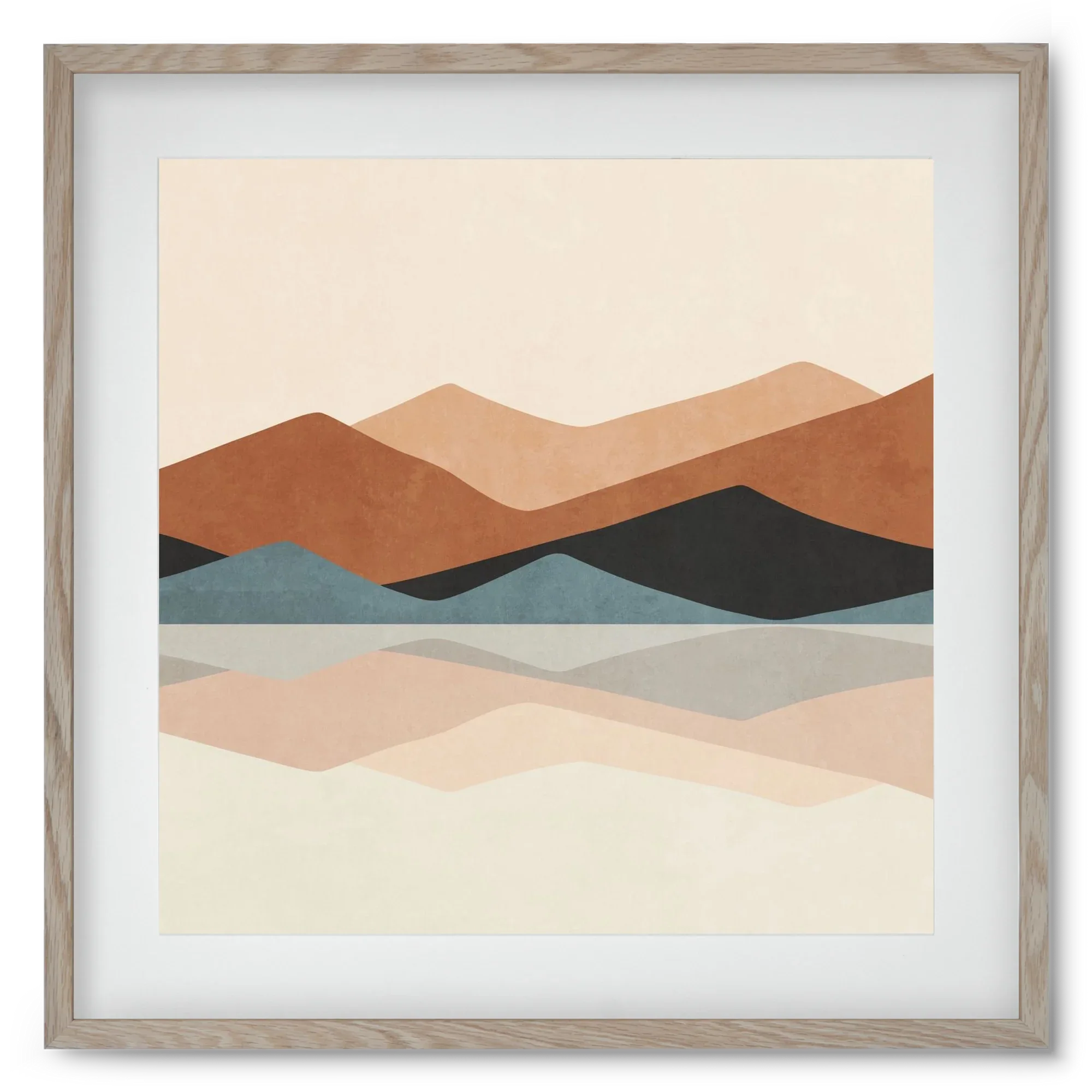 MINIMAL TROPICAL ART - LANDSCAPE 02 - artbridge