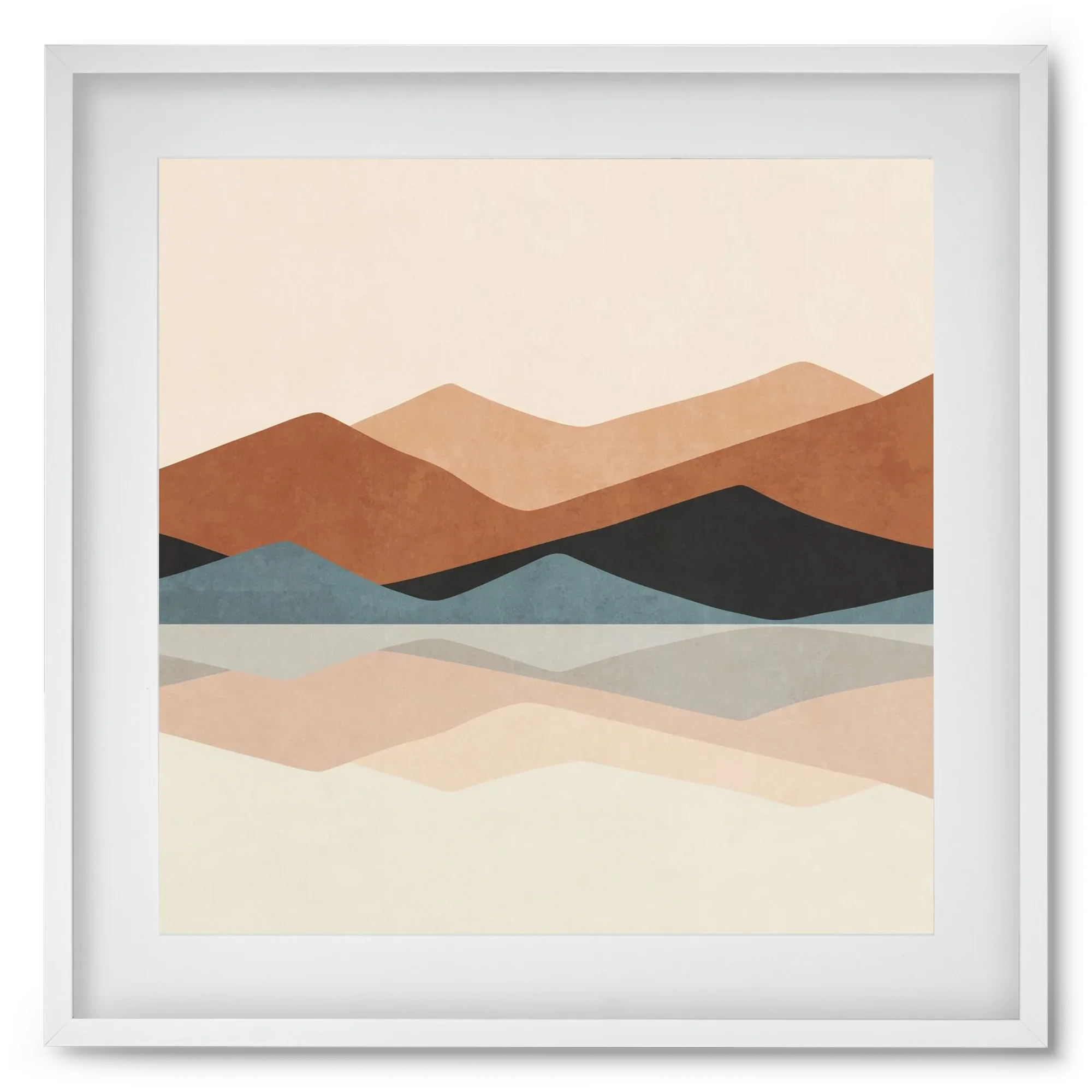 MINIMAL TROPICAL ART - LANDSCAPE 02 - artbridge