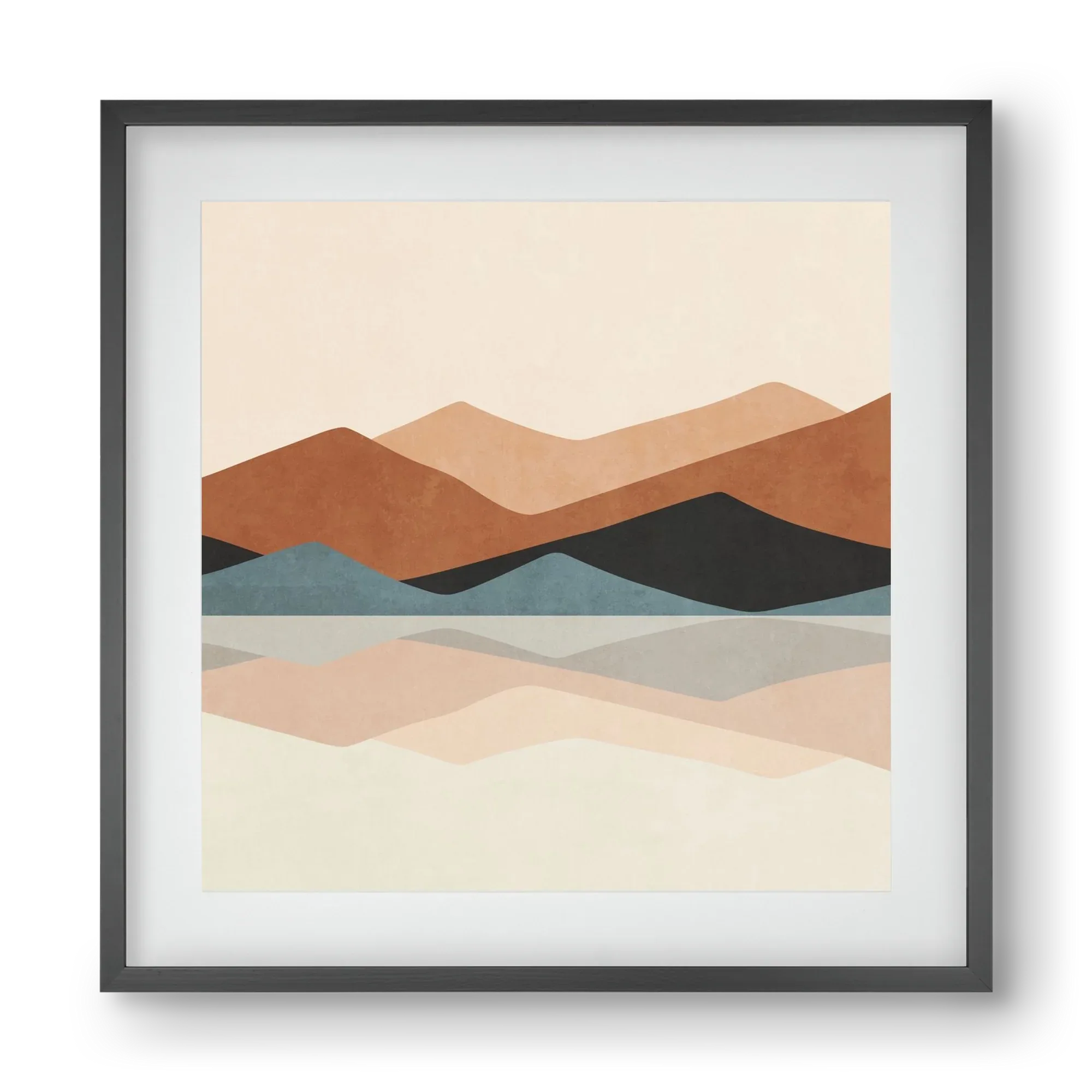 MINIMAL TROPICAL ART - LANDSCAPE 02 - artbridge