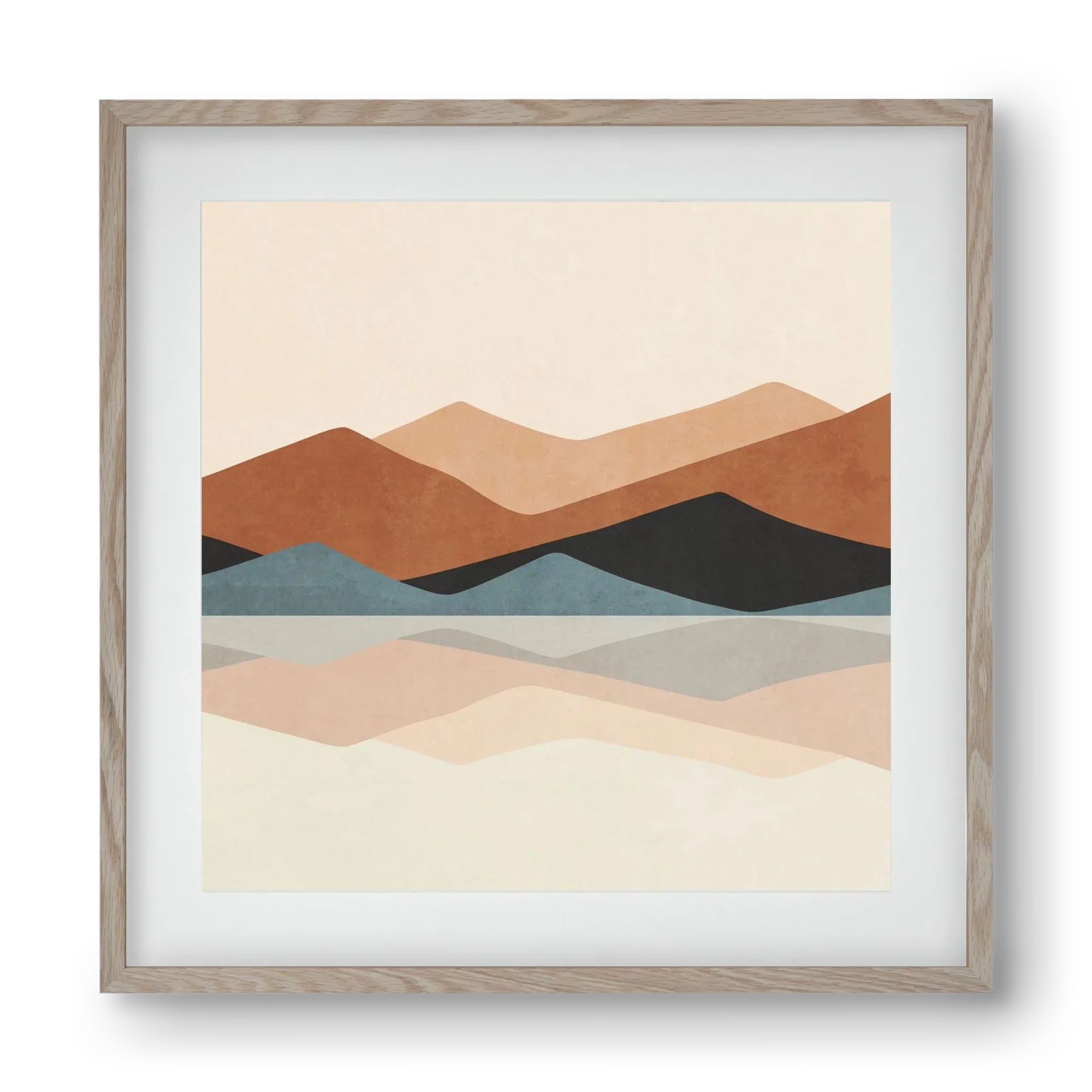 MINIMAL TROPICAL ART - LANDSCAPE 02 - artbridge