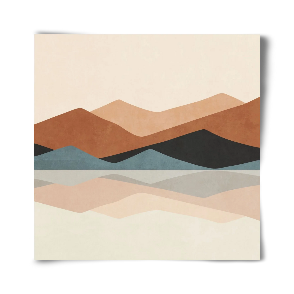 MINIMAL TROPICAL ART - LANDSCAPE 02 - artbridge