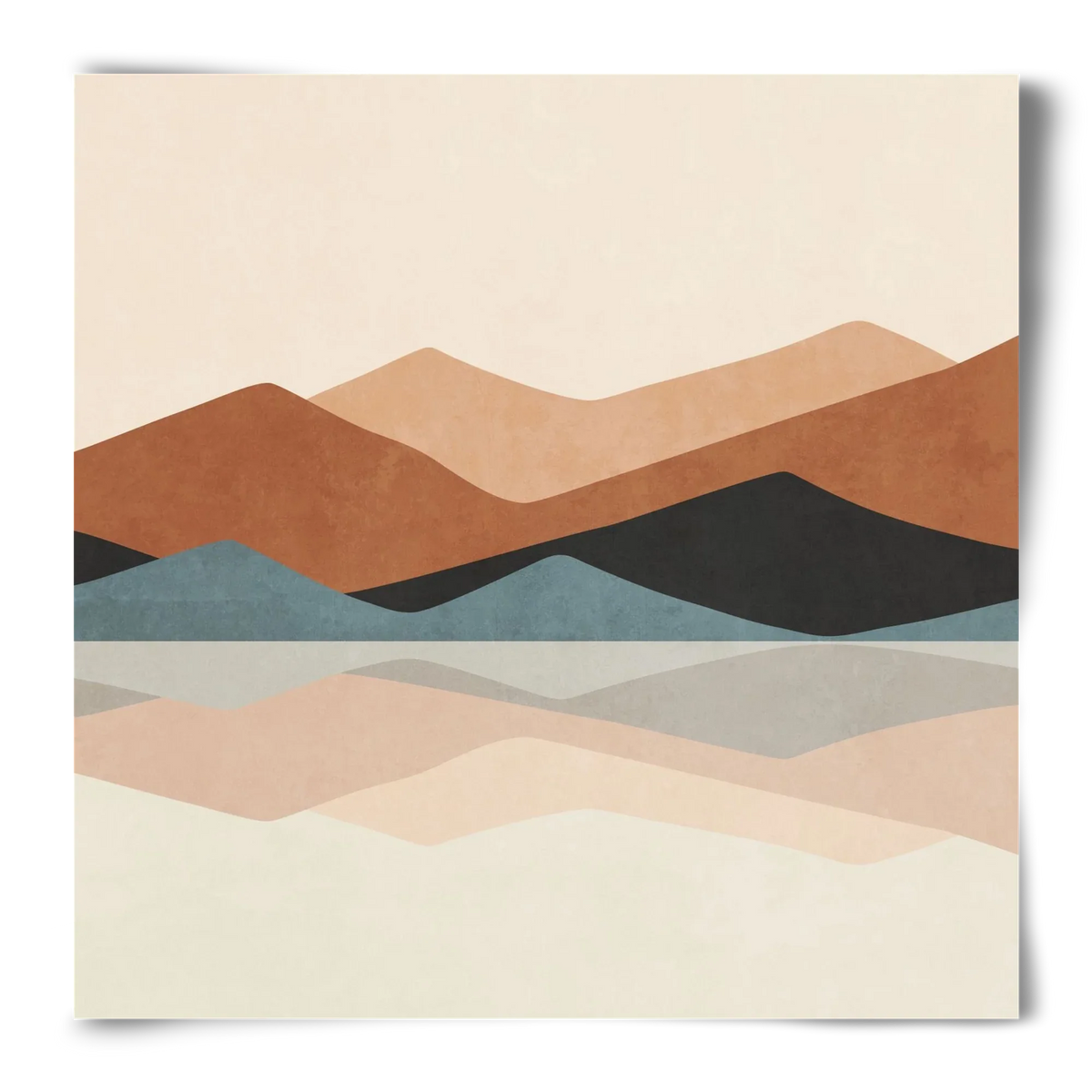 MINIMAL TROPICAL ART - LANDSCAPE 02 - artbridge