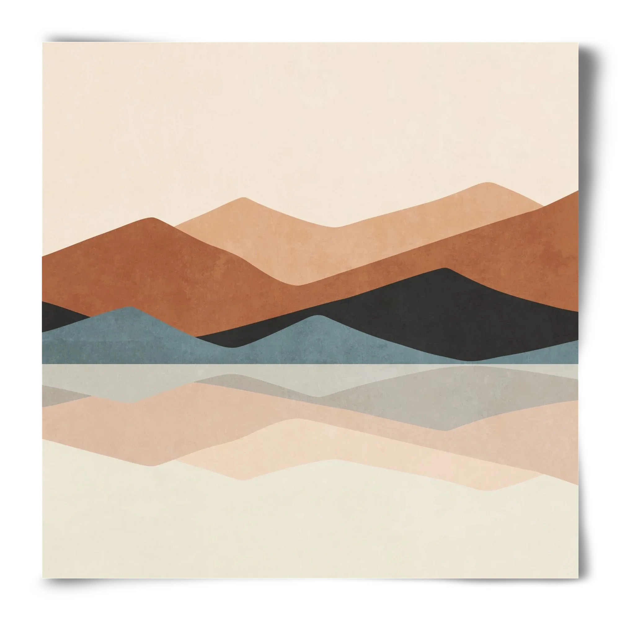 MINIMAL TROPICAL ART - LANDSCAPE 02 - artbridge
