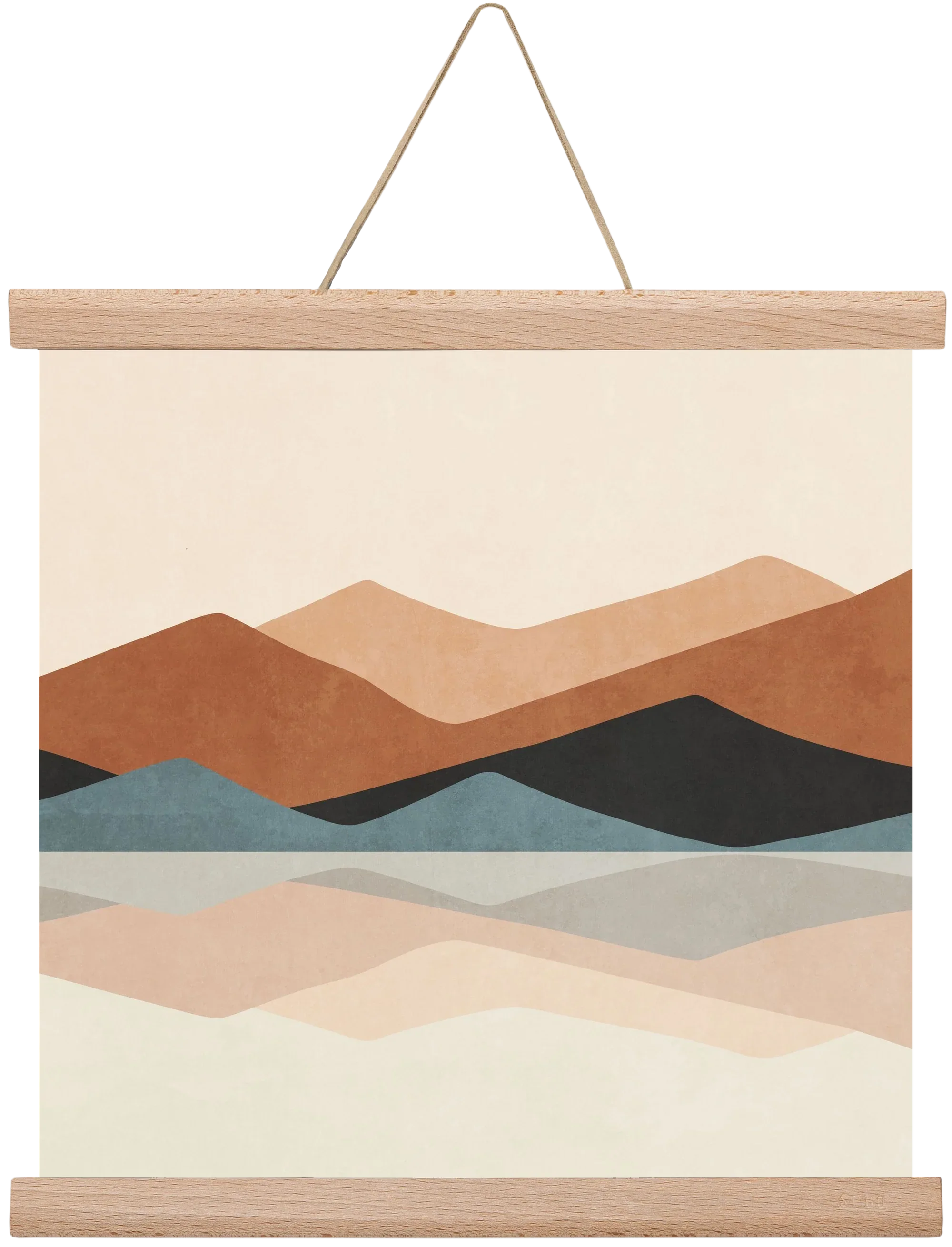MINIMAL TROPICAL ART - LANDSCAPE 02 - artbridge