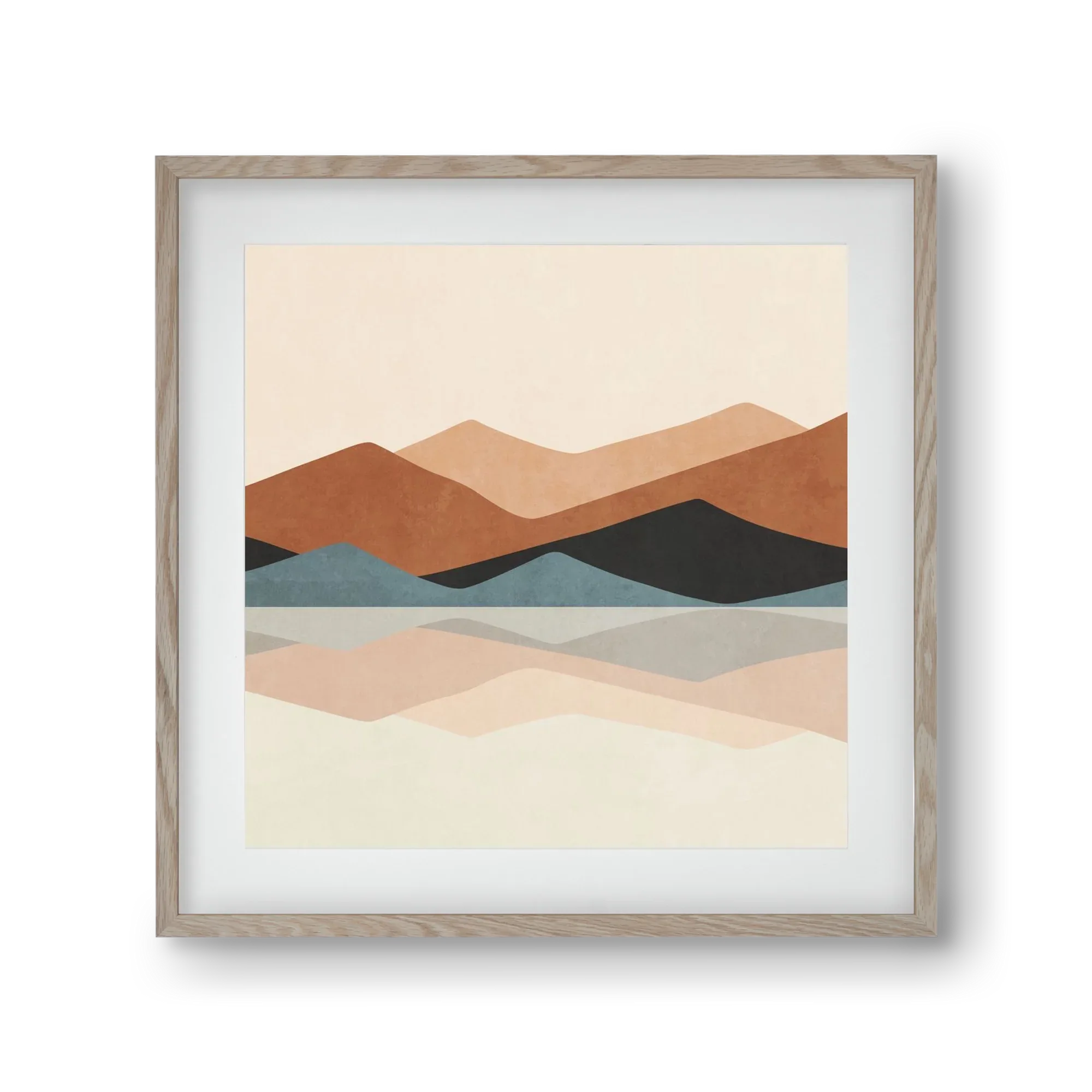 MINIMAL TROPICAL ART - LANDSCAPE 02 - artbridge