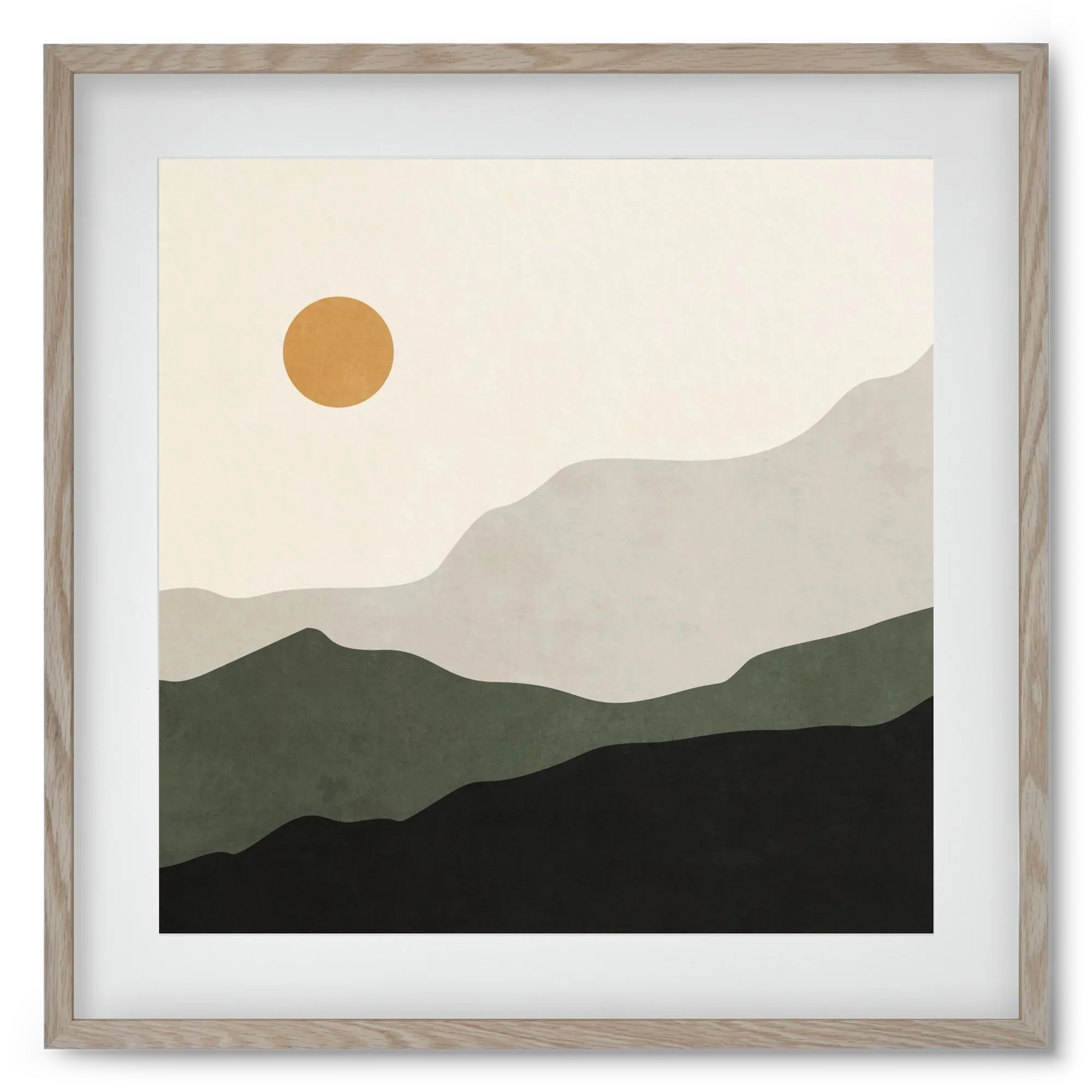 MINIMAL TROPICAL ART - LANDSCAPE 04 - artbridge