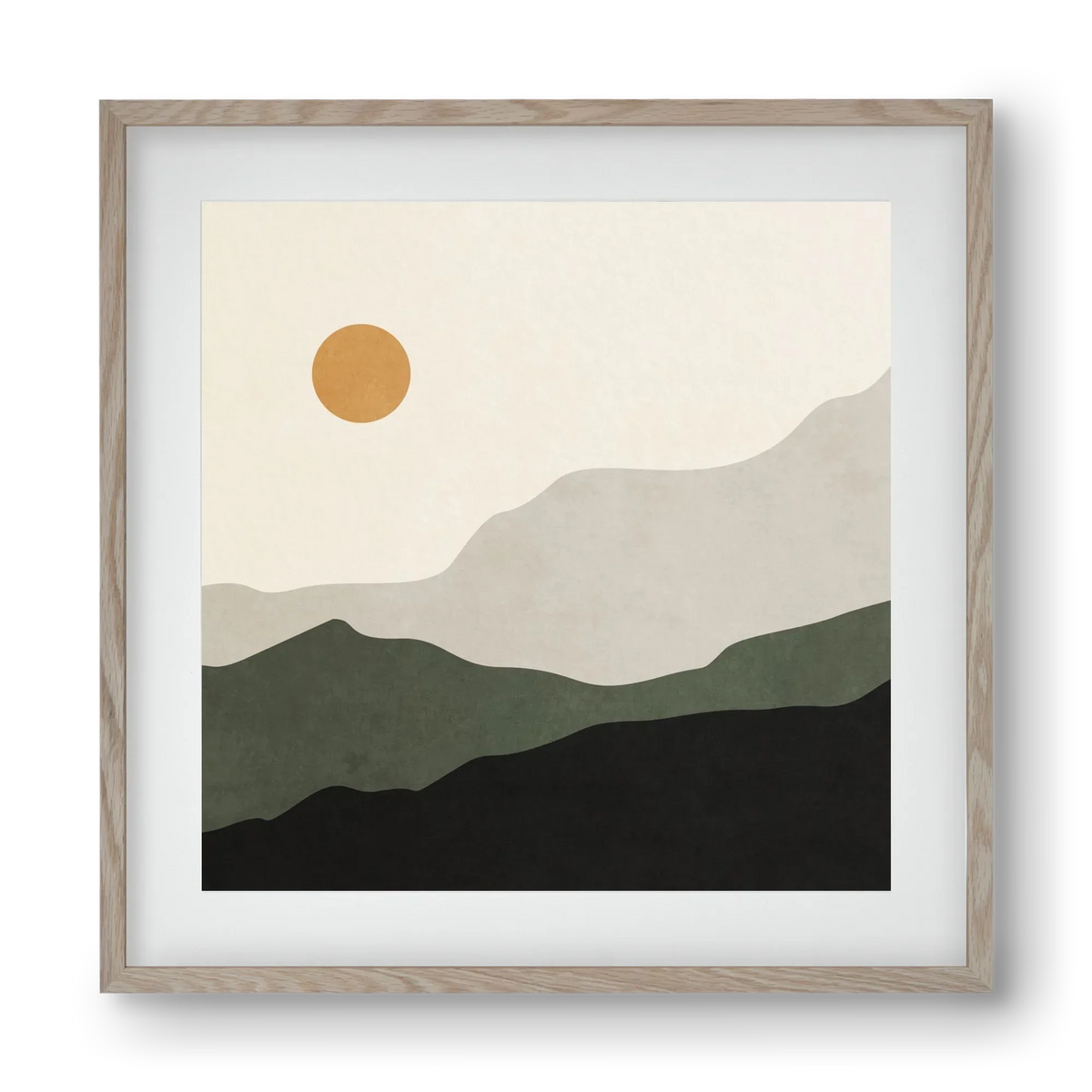 MINIMAL TROPICAL ART - LANDSCAPE 04 - artbridge