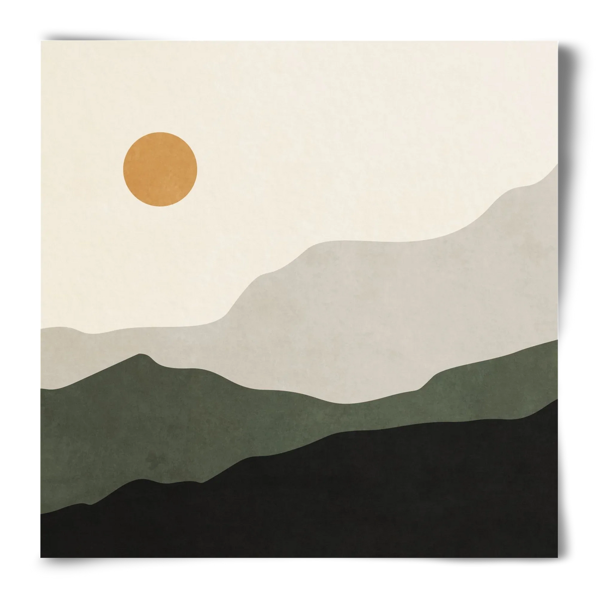 MINIMAL TROPICAL ART - LANDSCAPE 04 - artbridge