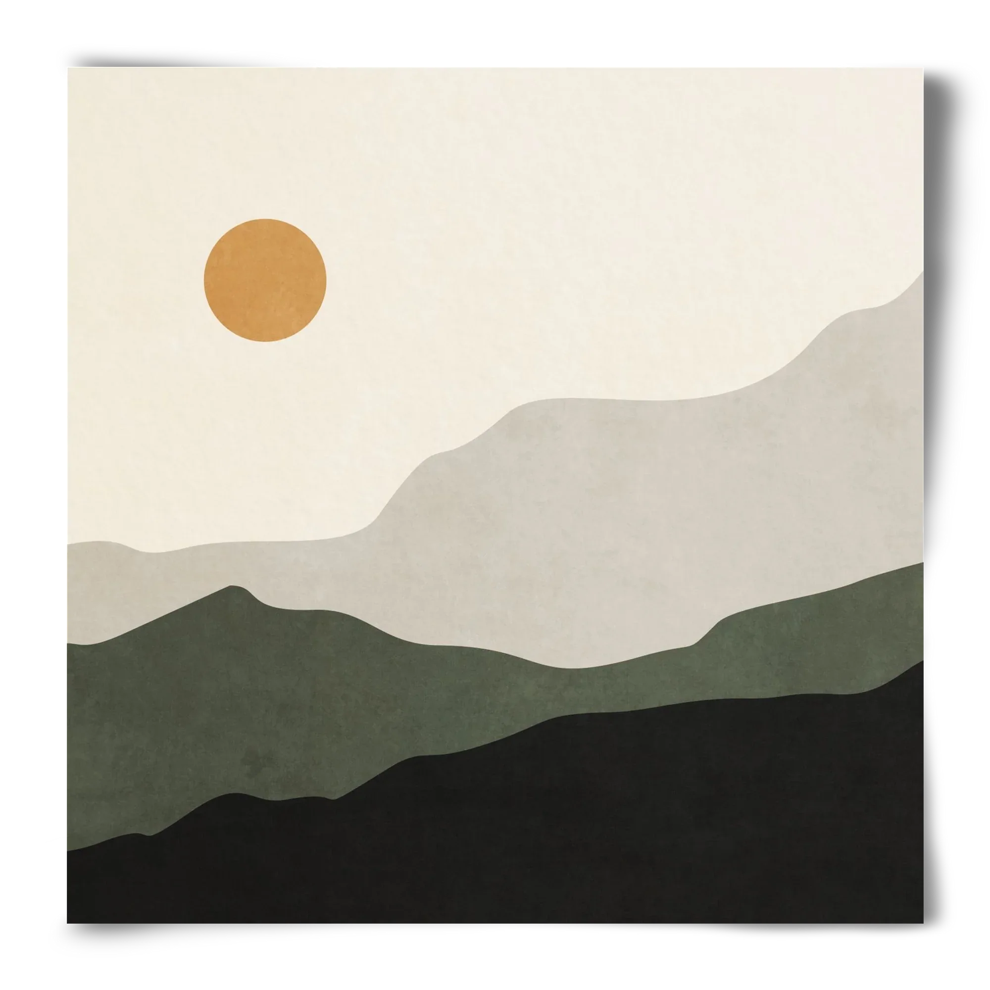 MINIMAL TROPICAL ART - LANDSCAPE 04 - artbridge