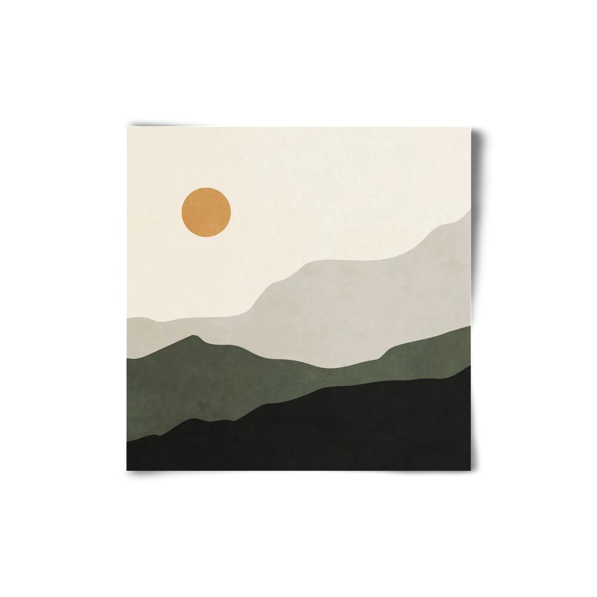 MINIMAL TROPICAL ART - LANDSCAPE 04 - artbridge