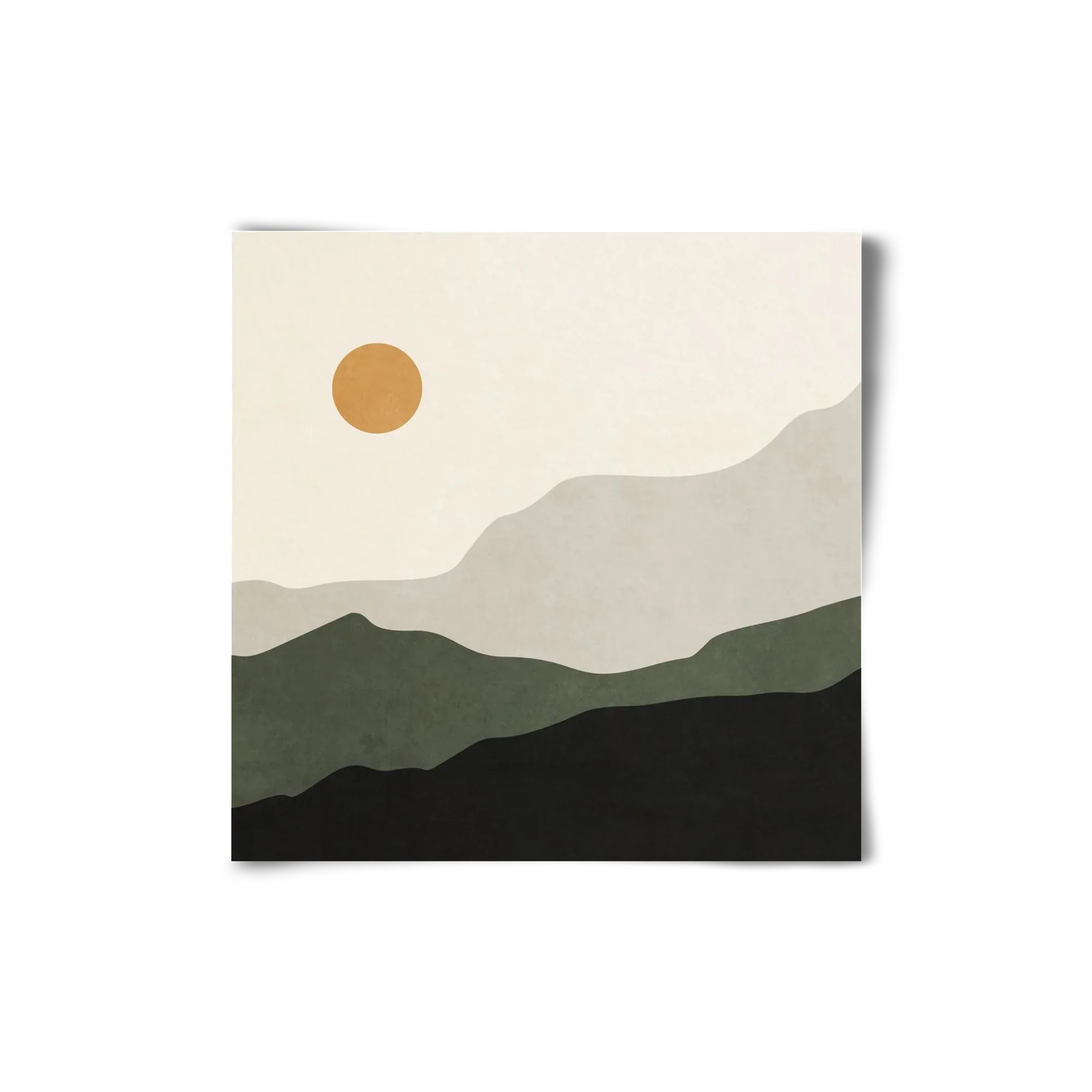 MINIMAL TROPICAL ART - LANDSCAPE 04 - artbridge