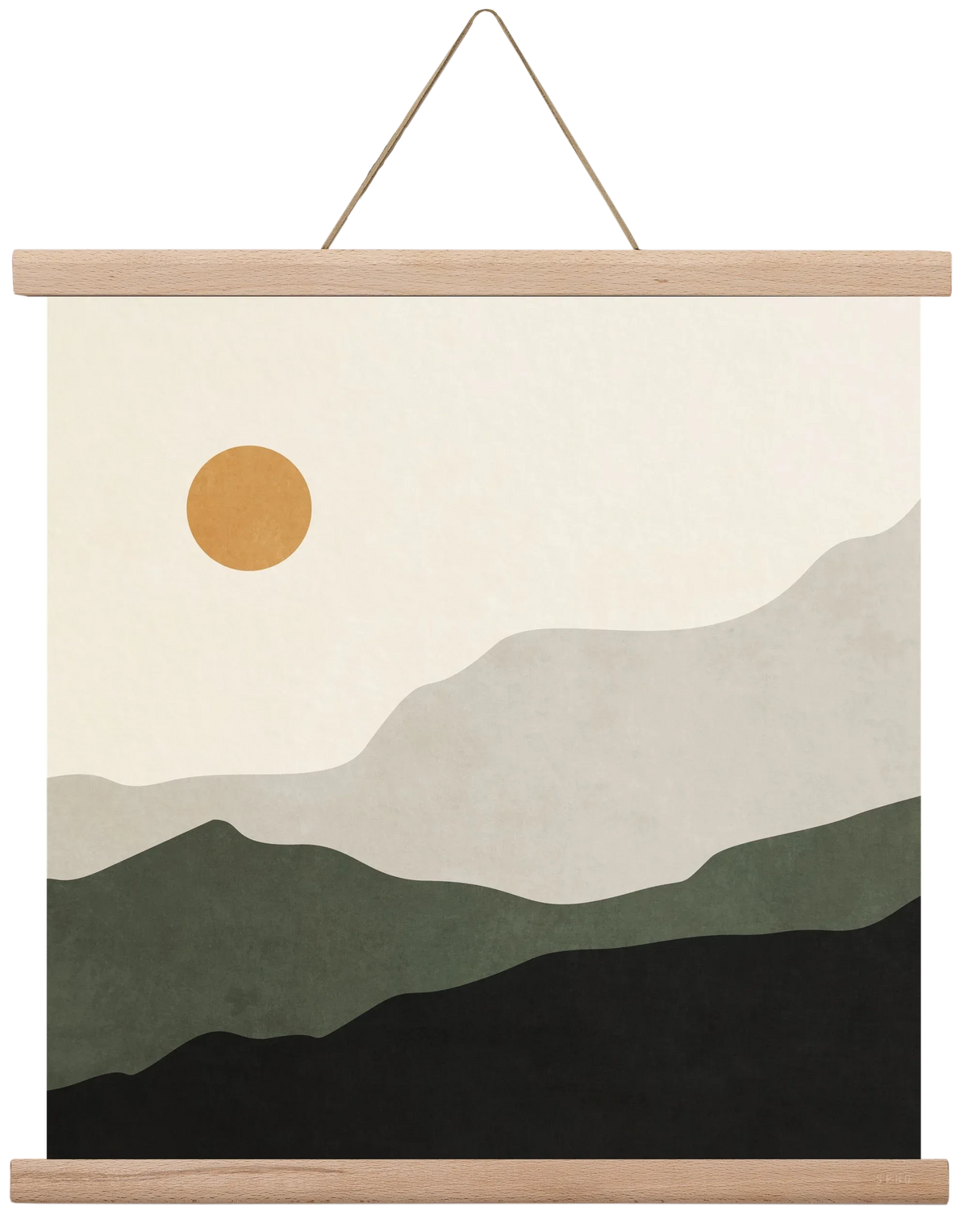 MINIMAL TROPICAL ART - LANDSCAPE 04 - artbridge