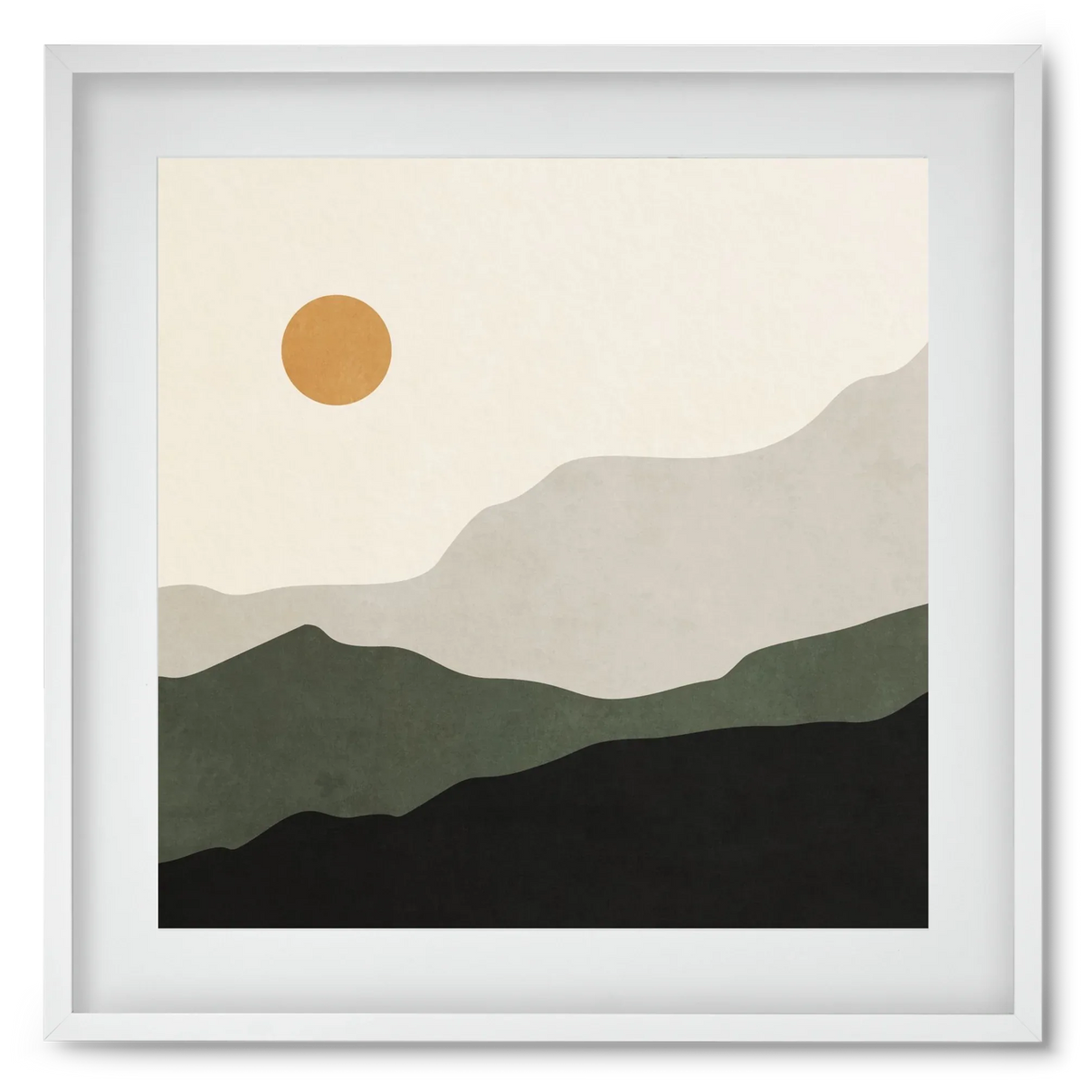 MINIMAL TROPICAL ART - LANDSCAPE 04 - artbridge