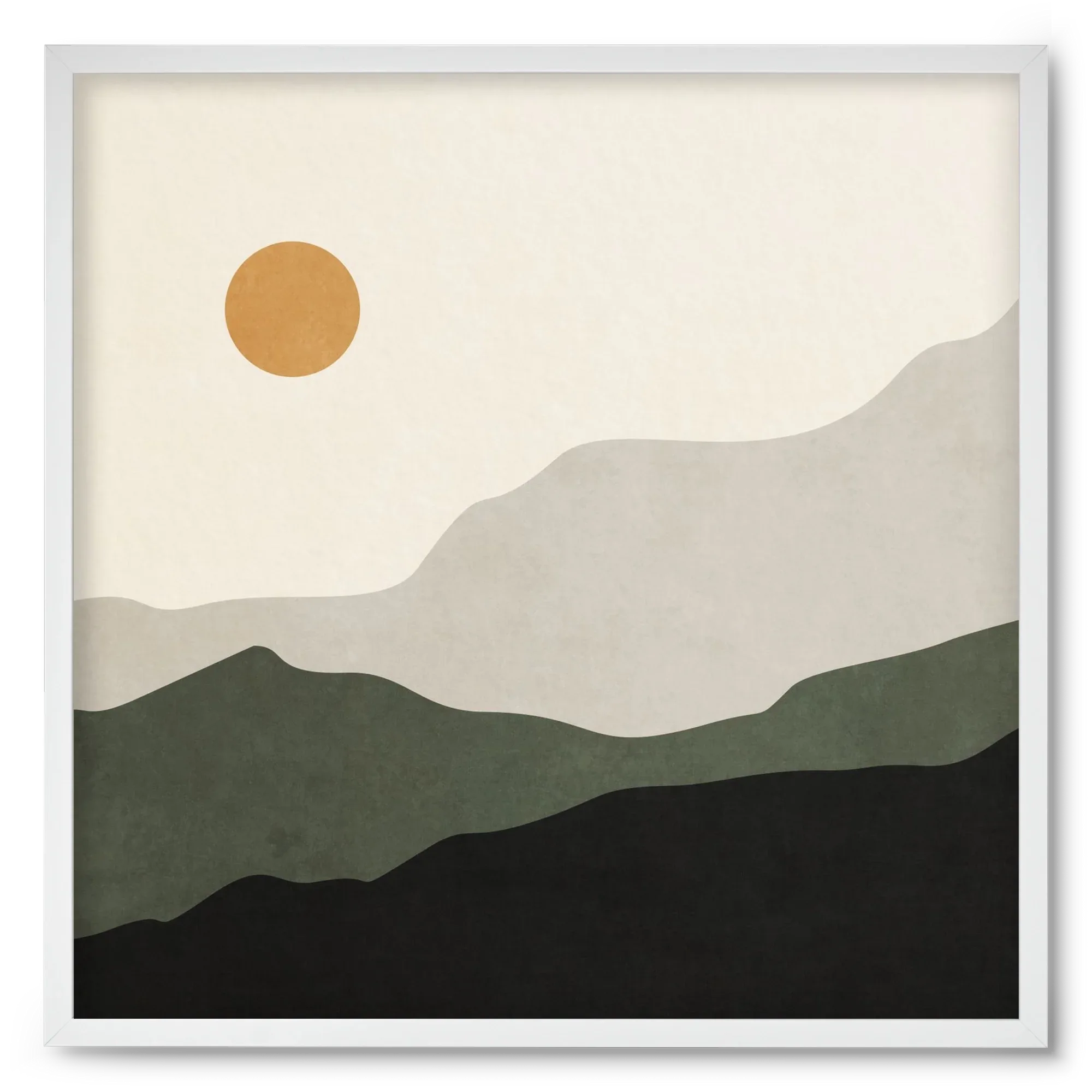 MINIMAL TROPICAL ART - LANDSCAPE 04 - artbridge
