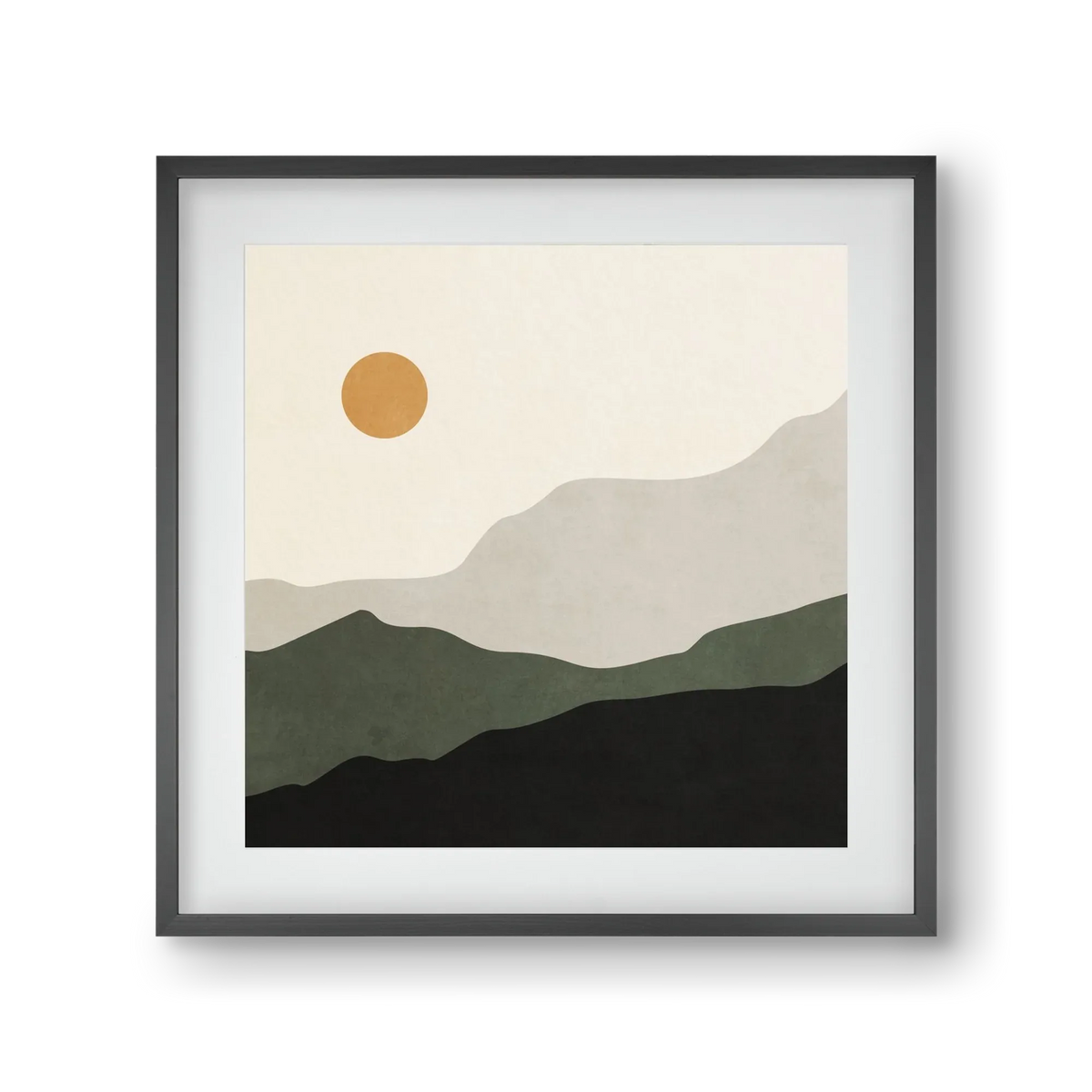 MINIMAL TROPICAL ART - LANDSCAPE 04 - artbridge