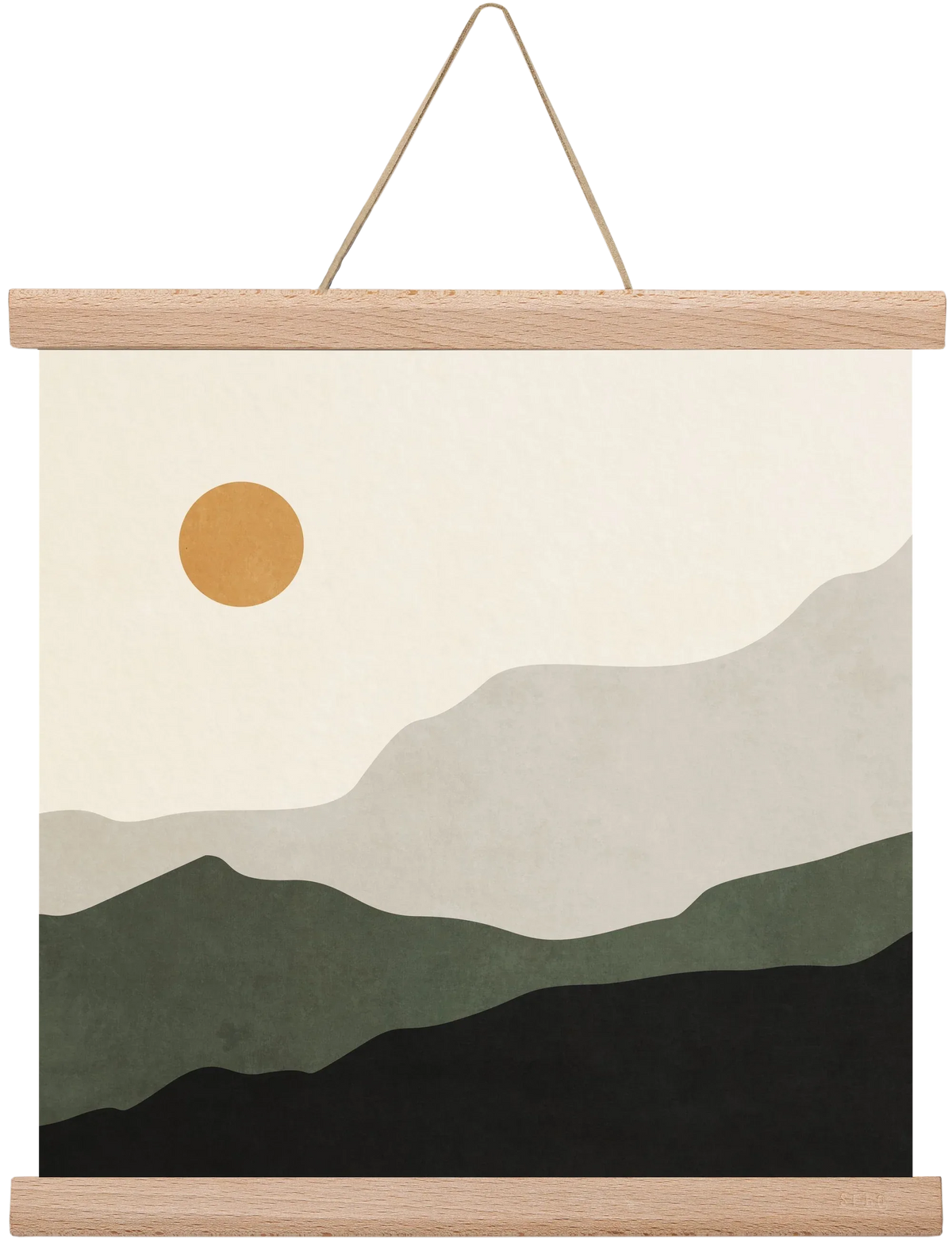 MINIMAL TROPICAL ART - LANDSCAPE 04 - artbridge