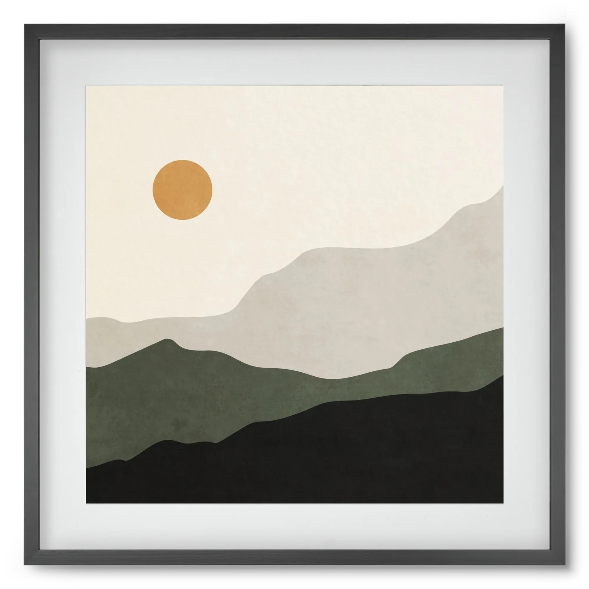 MINIMAL TROPICAL ART - LANDSCAPE 04 - artbridge