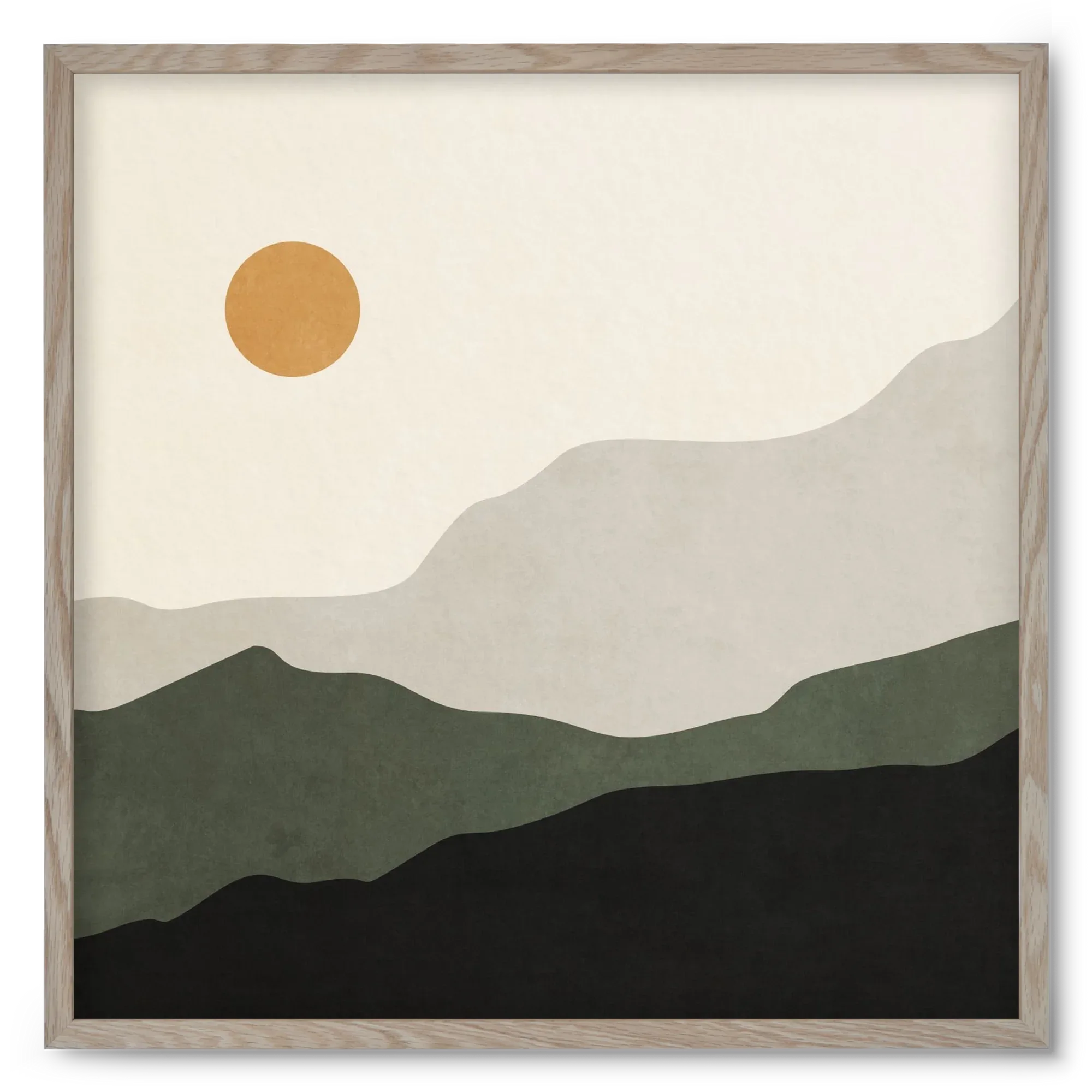 MINIMAL TROPICAL ART - LANDSCAPE 04 - artbridge