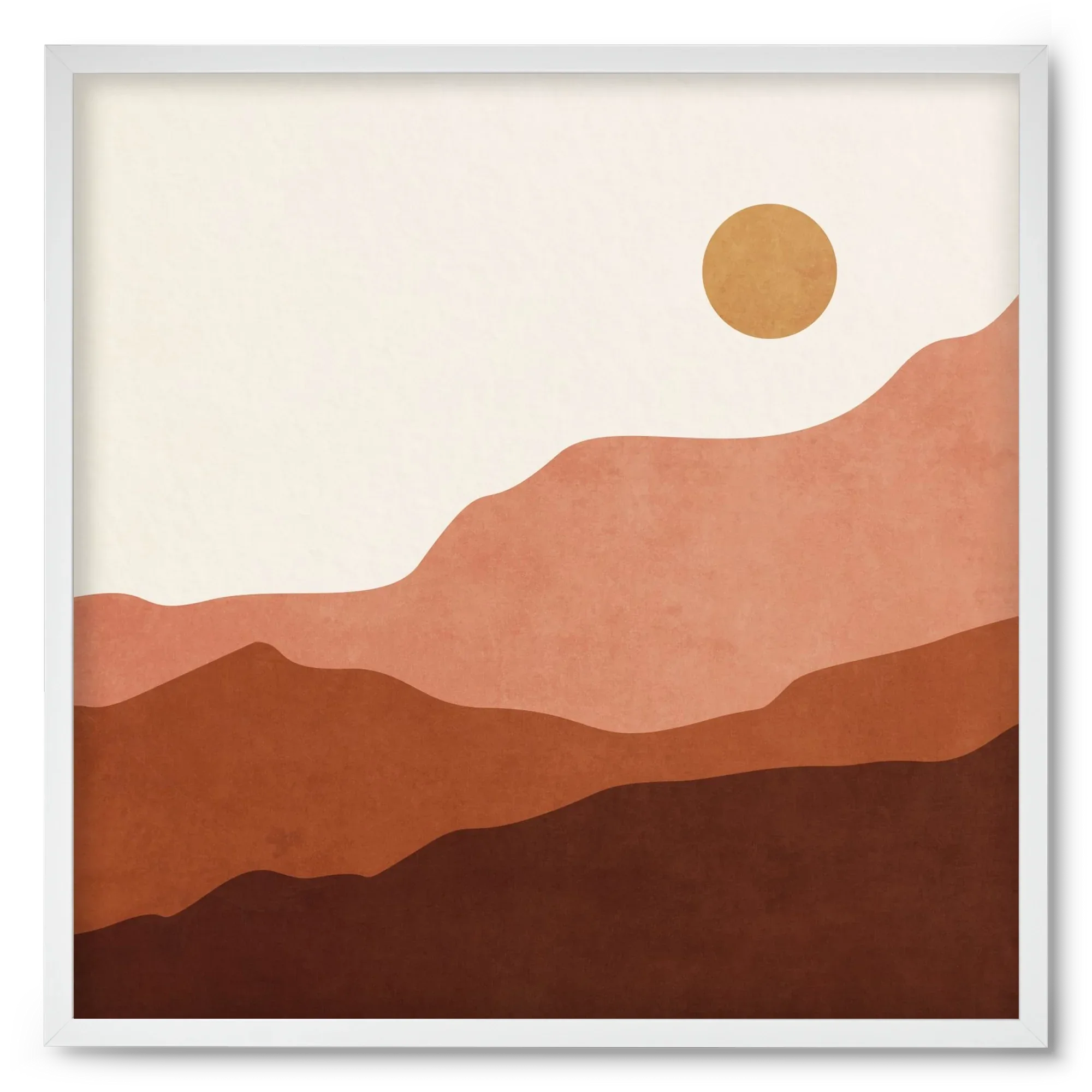 MINIMAL TROPICAL ART - LANDSCAPE 05 - artbridge