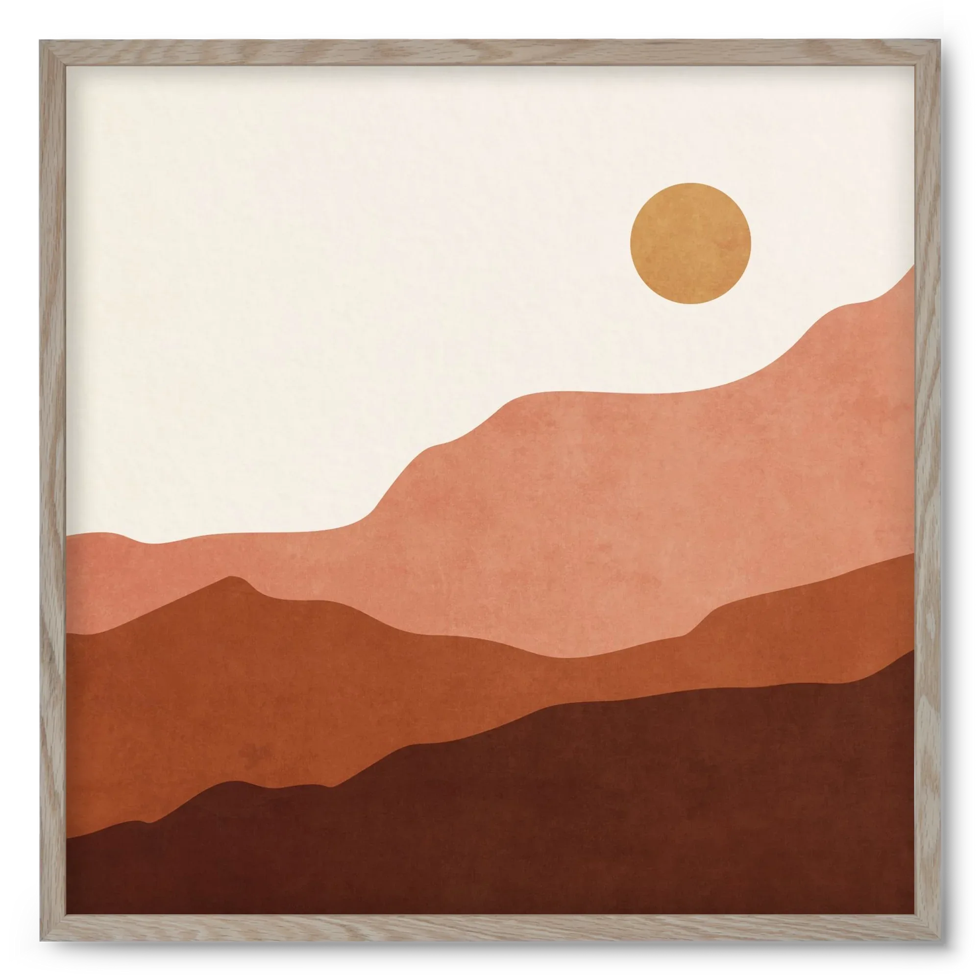 MINIMAL TROPICAL ART - LANDSCAPE 05 - artbridge