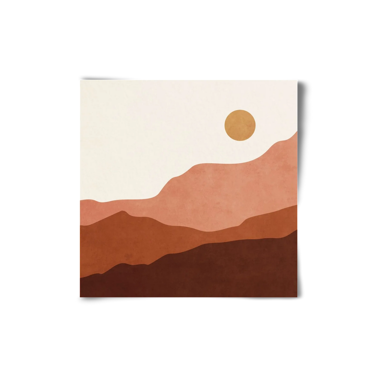 MINIMAL TROPICAL ART - LANDSCAPE 05 - artbridge