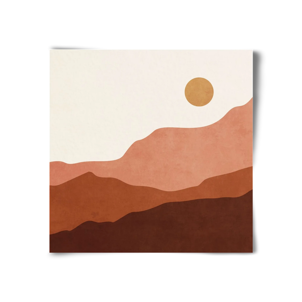 MINIMAL TROPICAL ART - LANDSCAPE 05 - artbridge