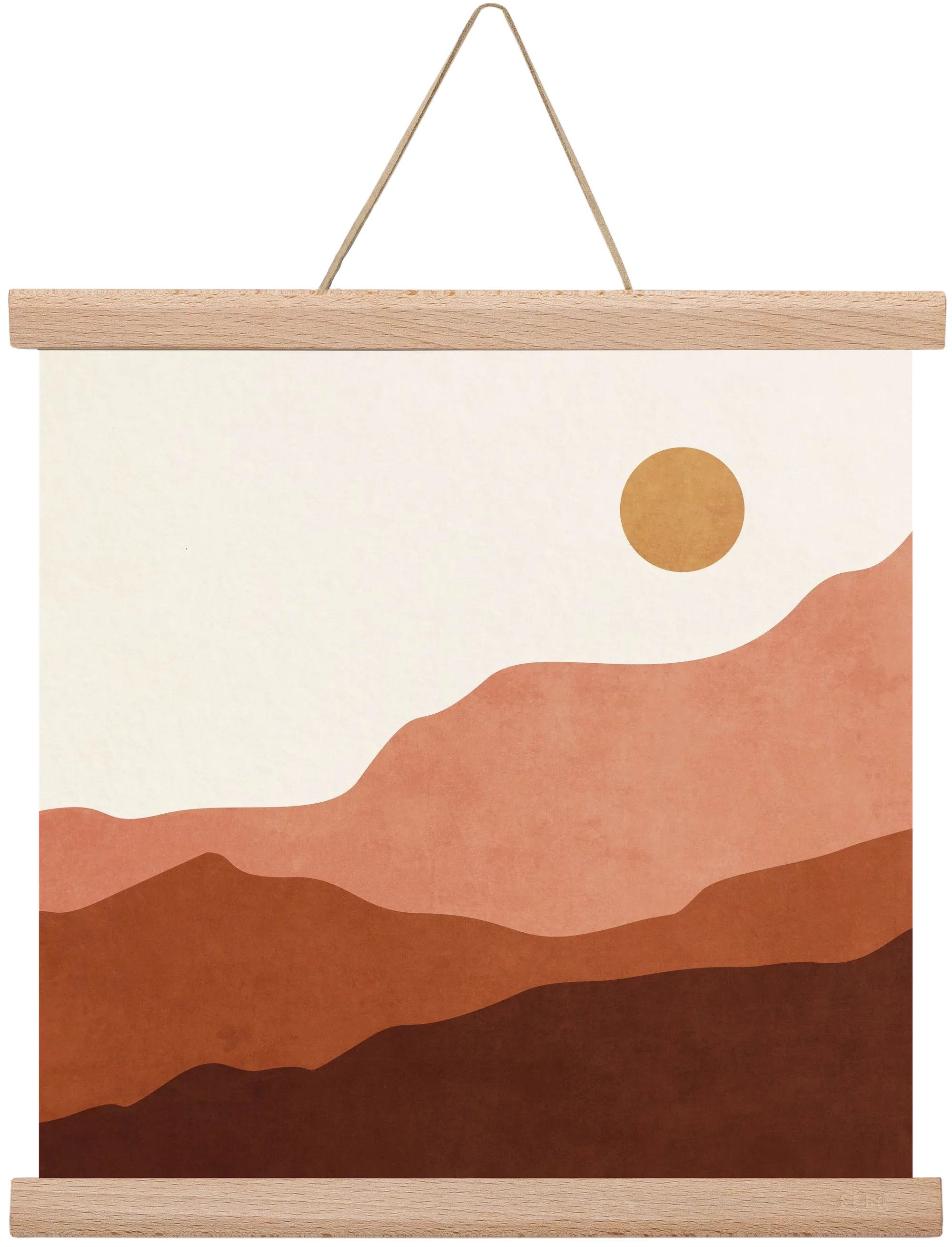 MINIMAL TROPICAL ART - LANDSCAPE 05 - artbridge