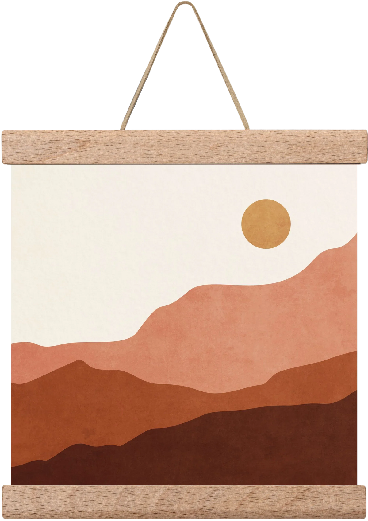 MINIMAL TROPICAL ART - LANDSCAPE 05 - artbridge